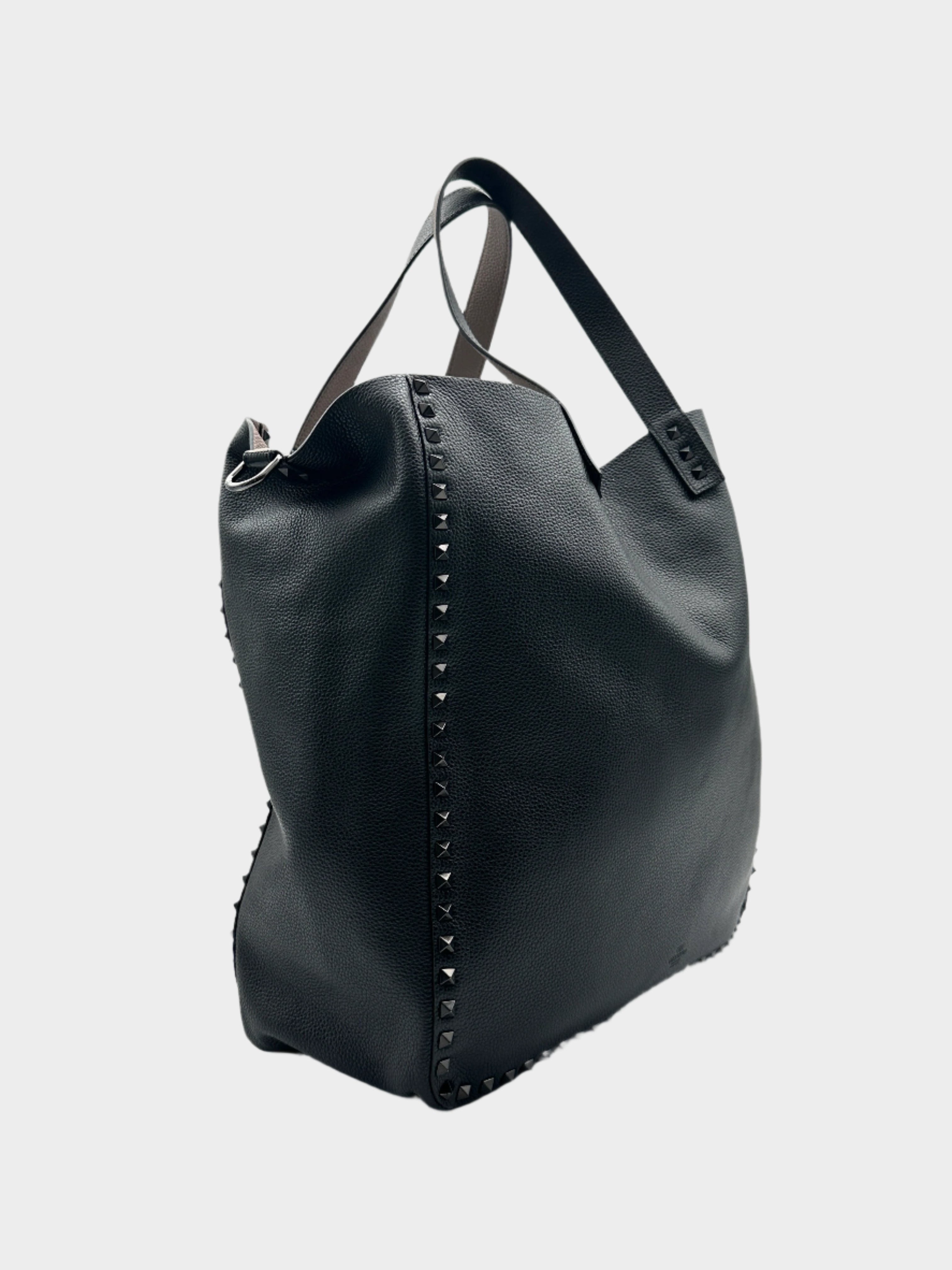 Leather Double Tote Bag
