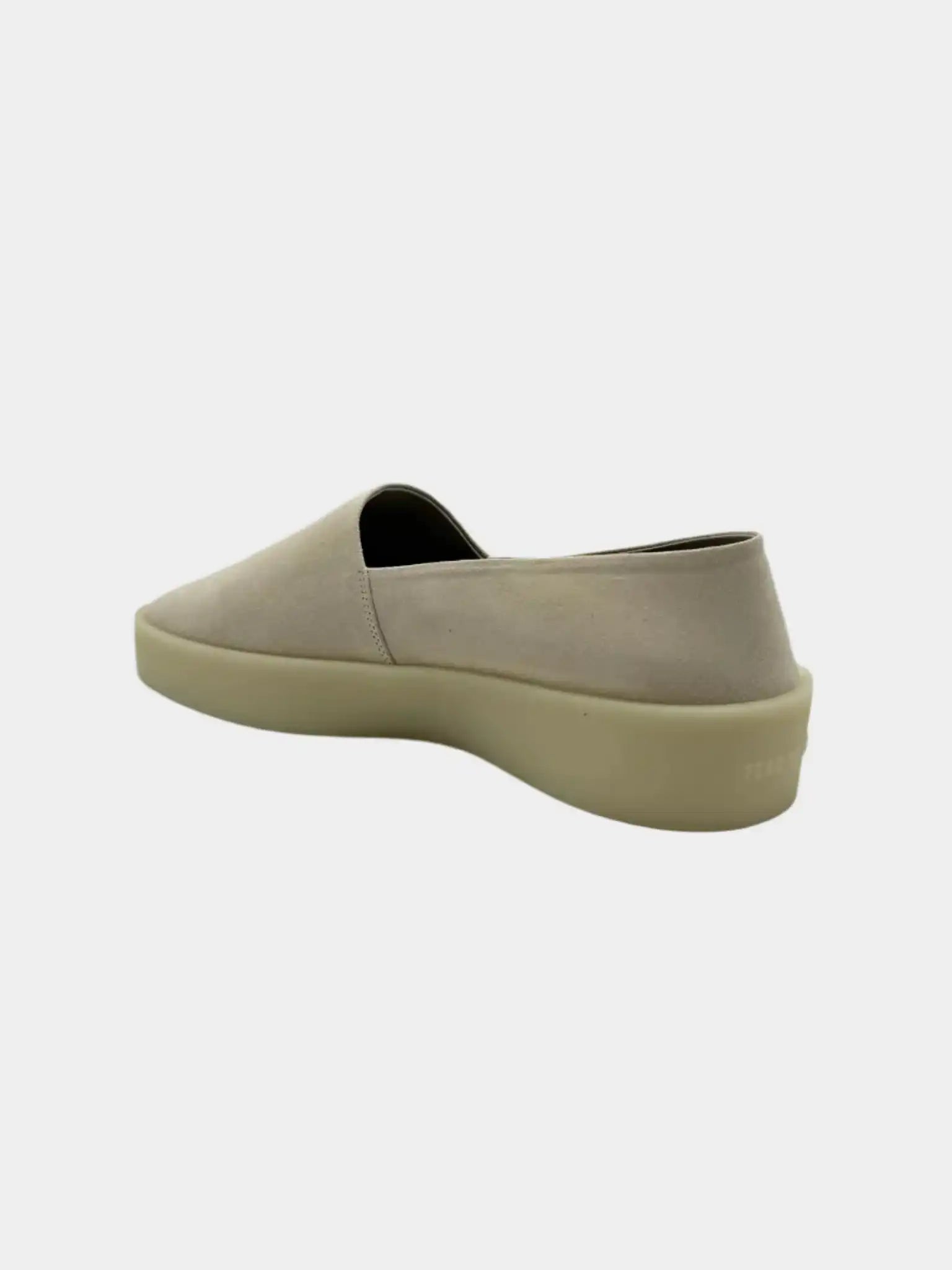 Mocassini In Suede Cream