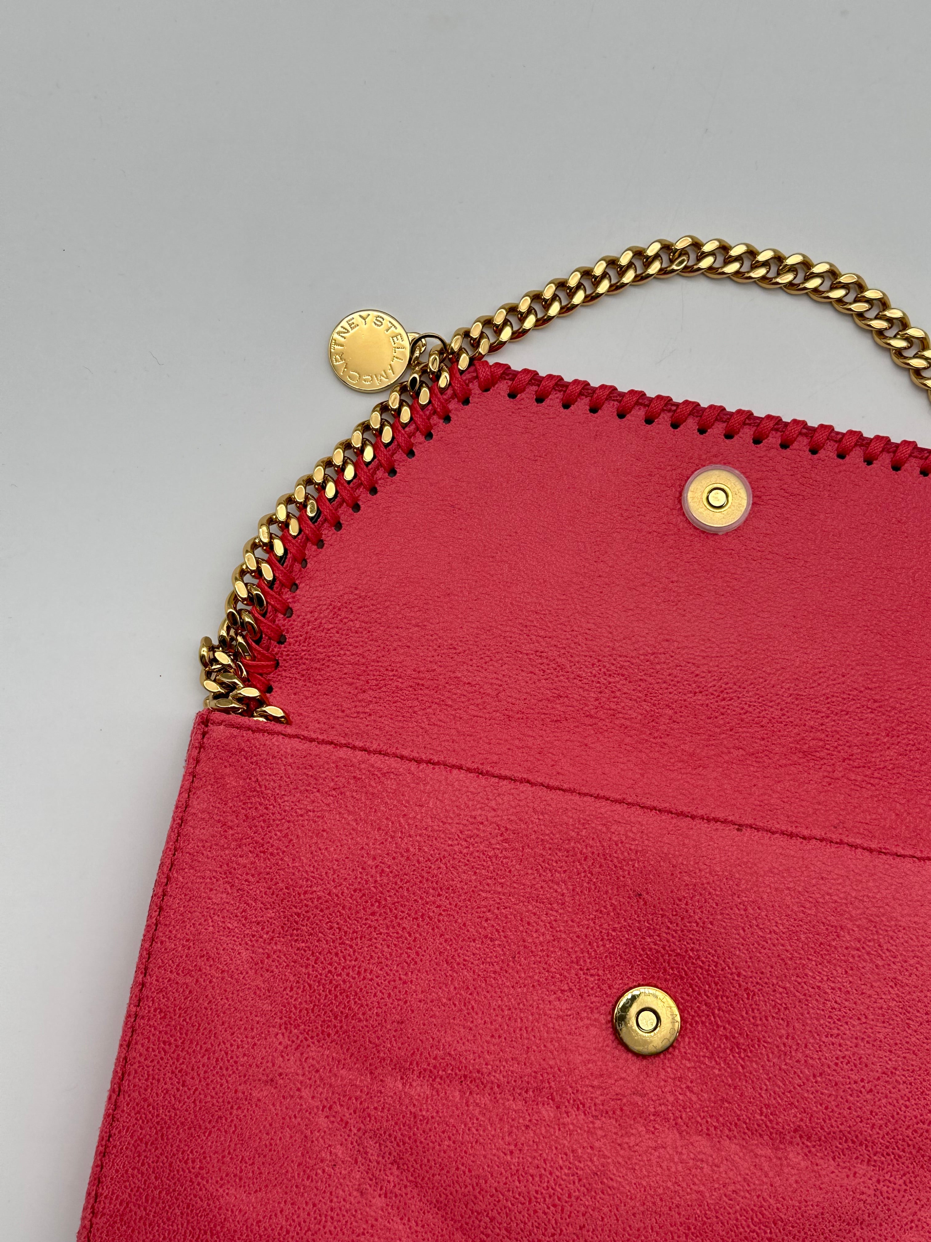 Borsa Falabella A Portafoglio Rosa Con Catena