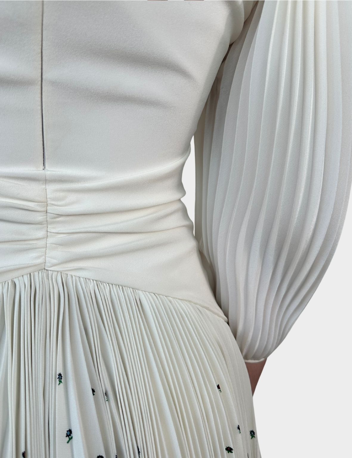 Silk Midi Dress