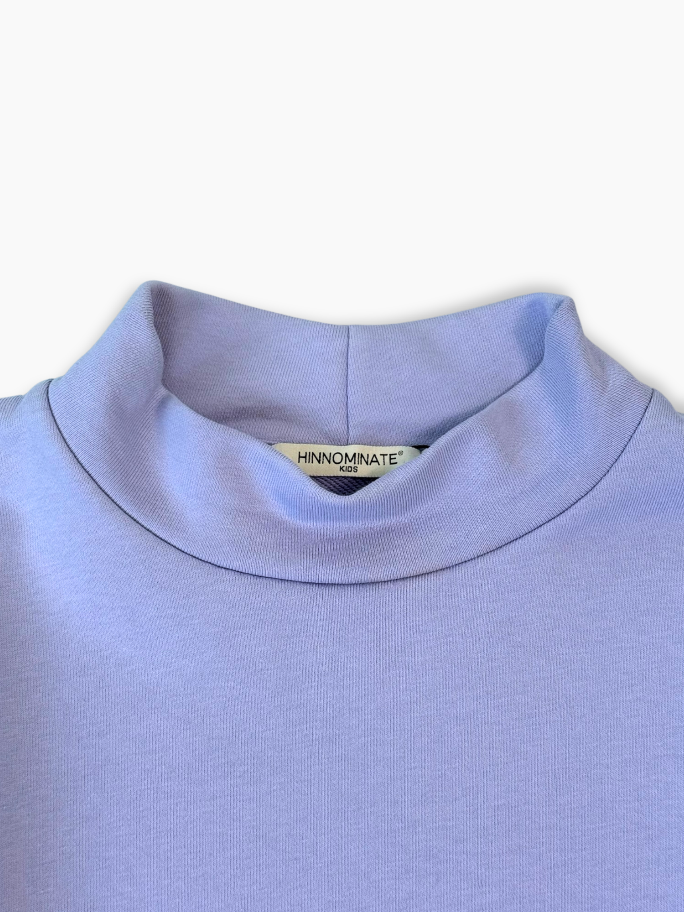 Lilac Sweatshirt With High Neck