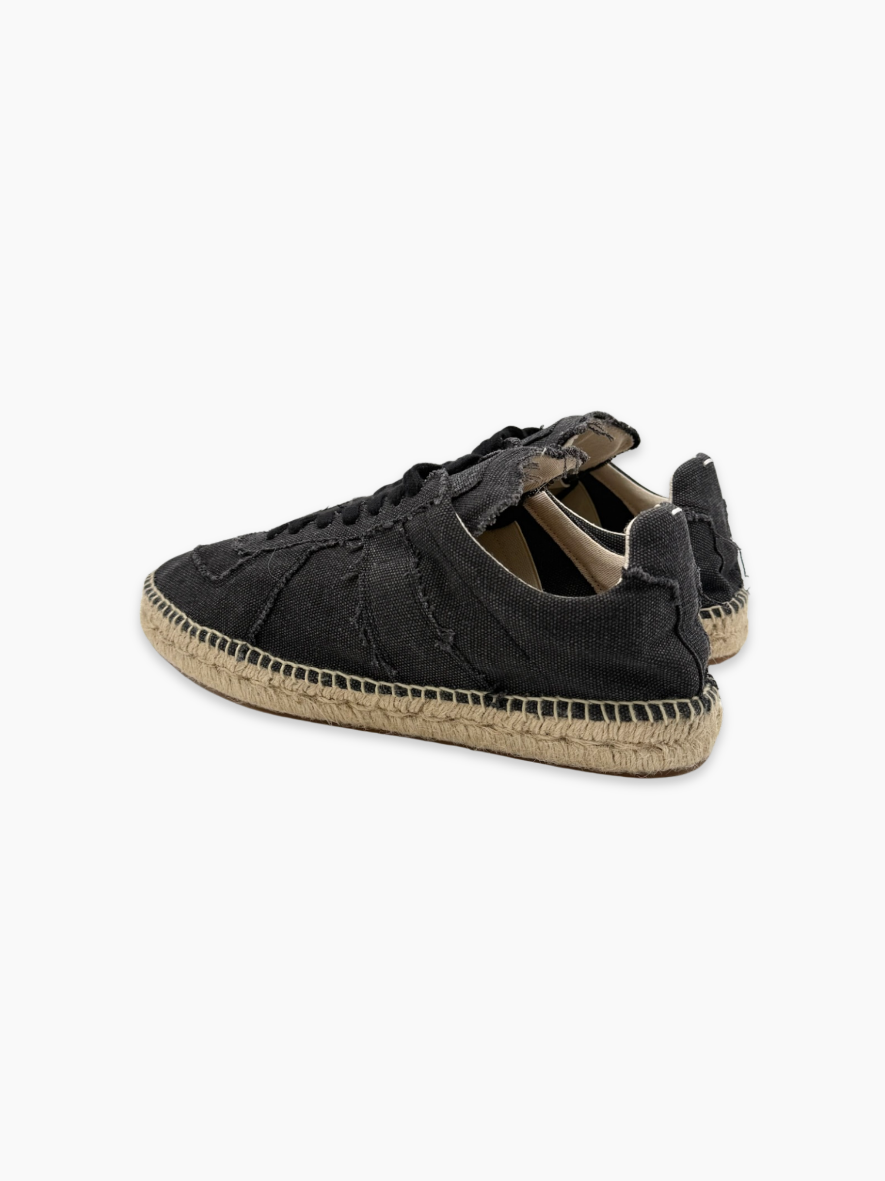 Sneakers Nere In Tela