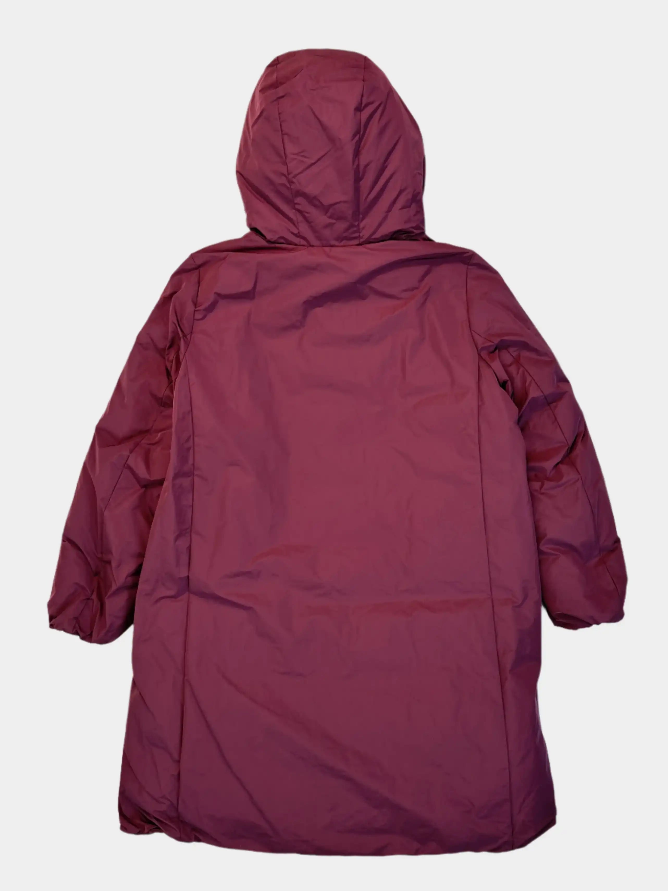 Cappotto bordeaux imbottito
