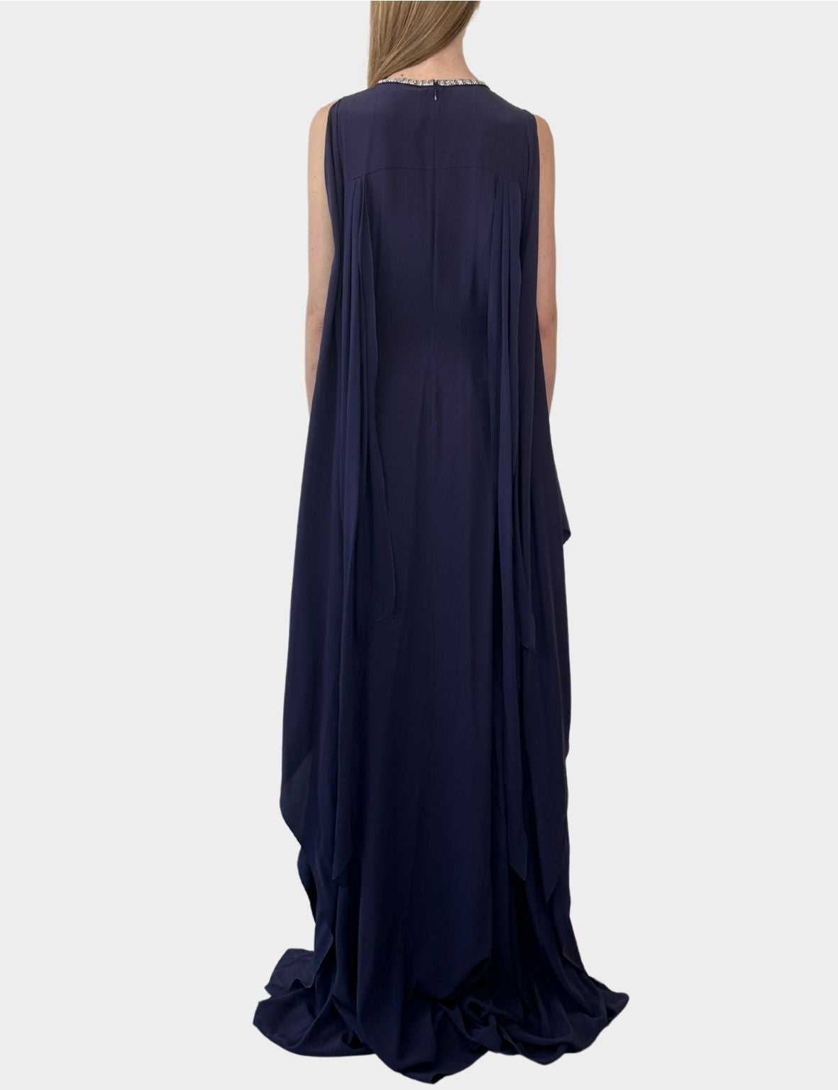 Dark Purple Knit Long Dress