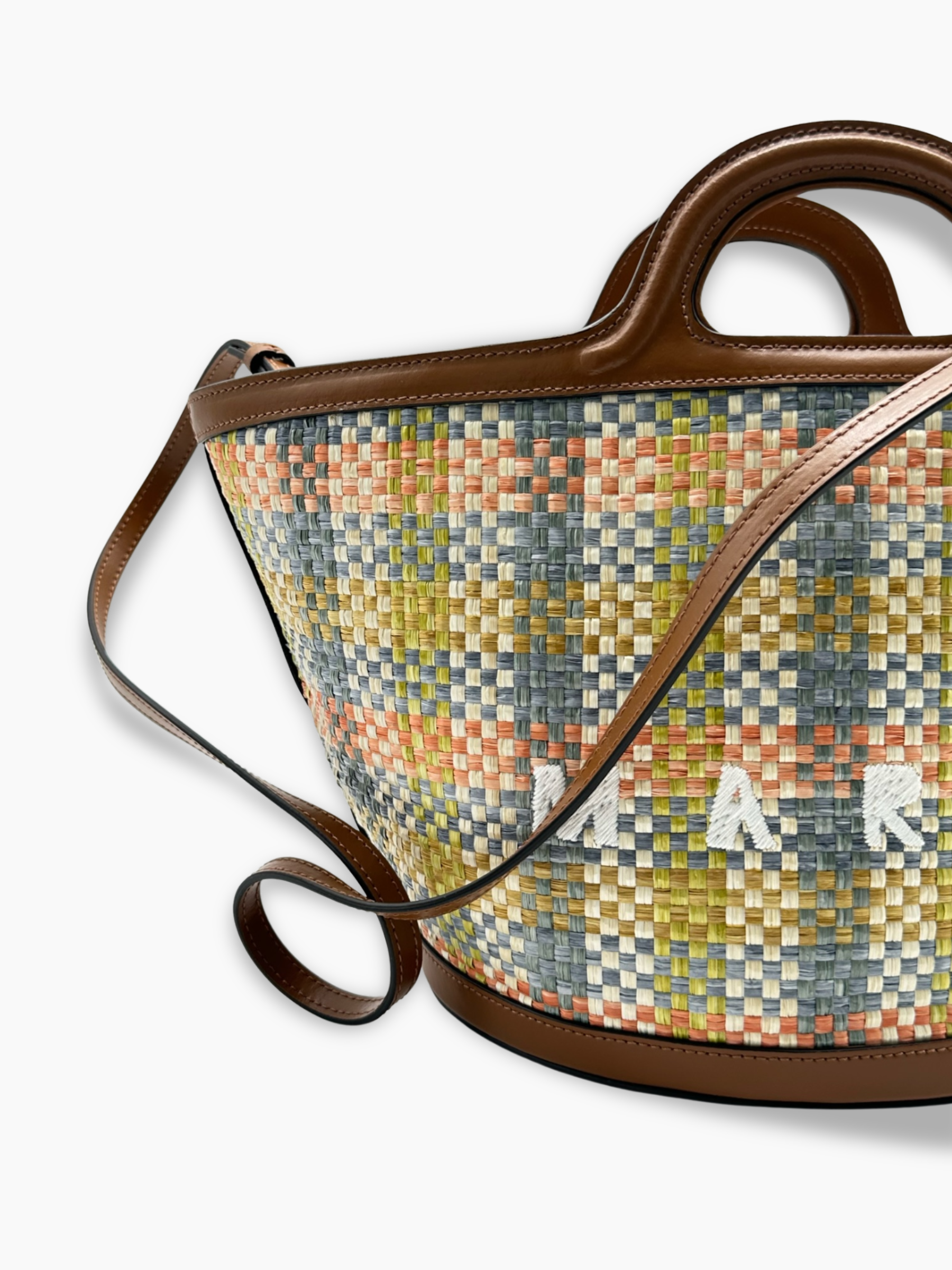 Tropicalia Bag Piccola Multicolor E Marrone
