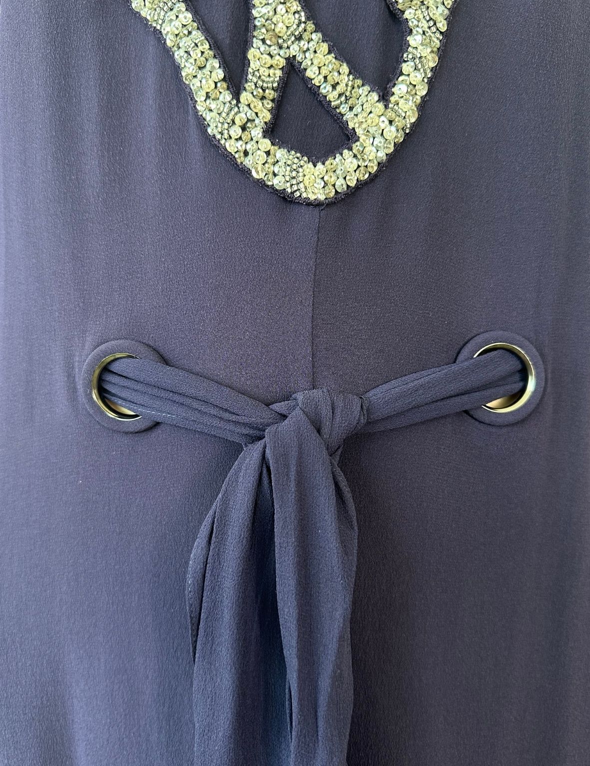 Dark Purple Knit Long Dress