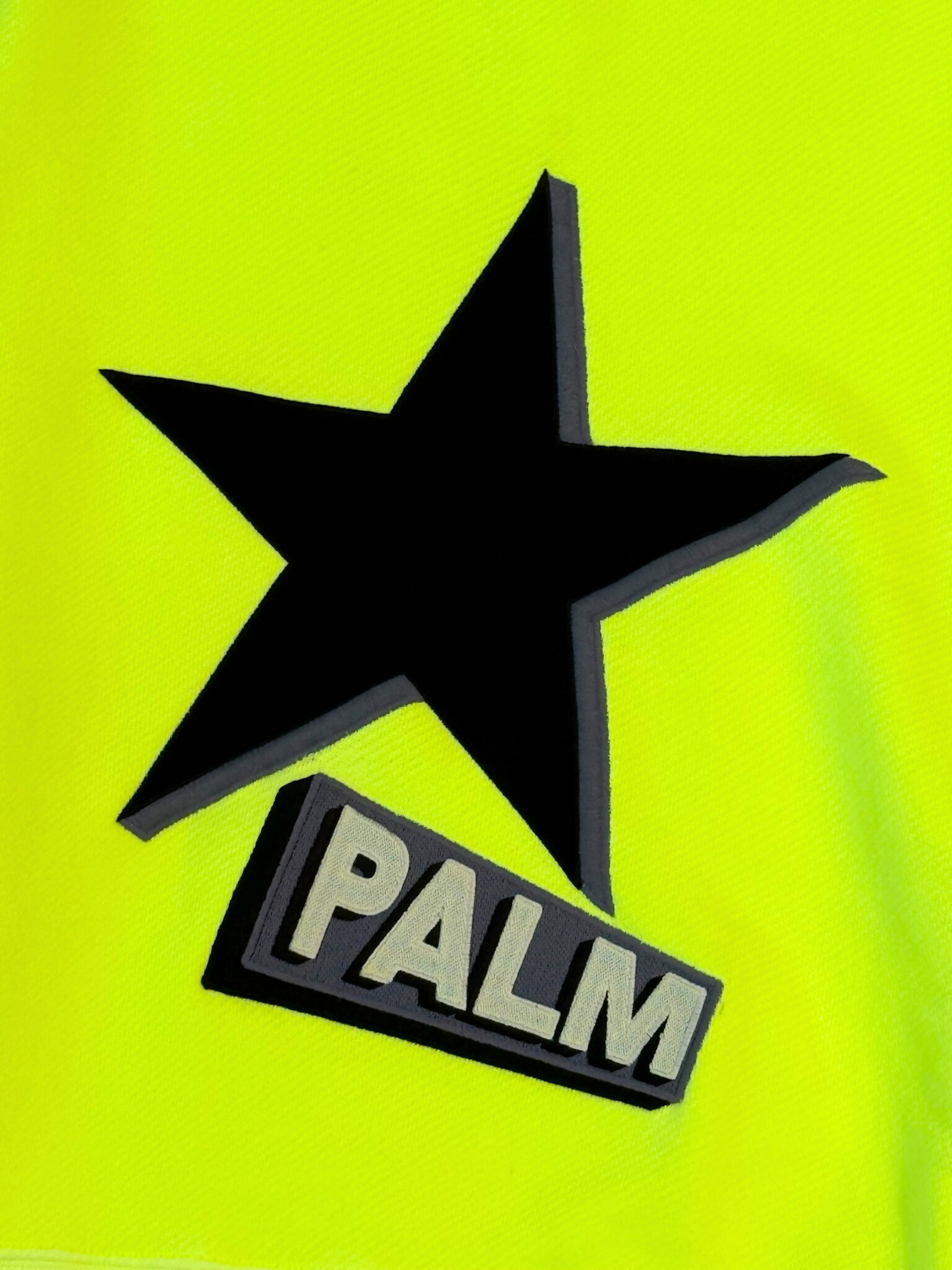 Felpa Gialla Fluo Con Stella