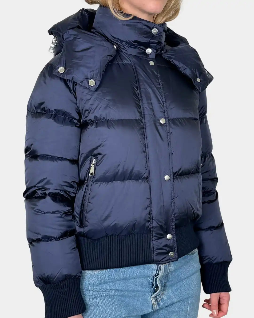Piumino da donna blu