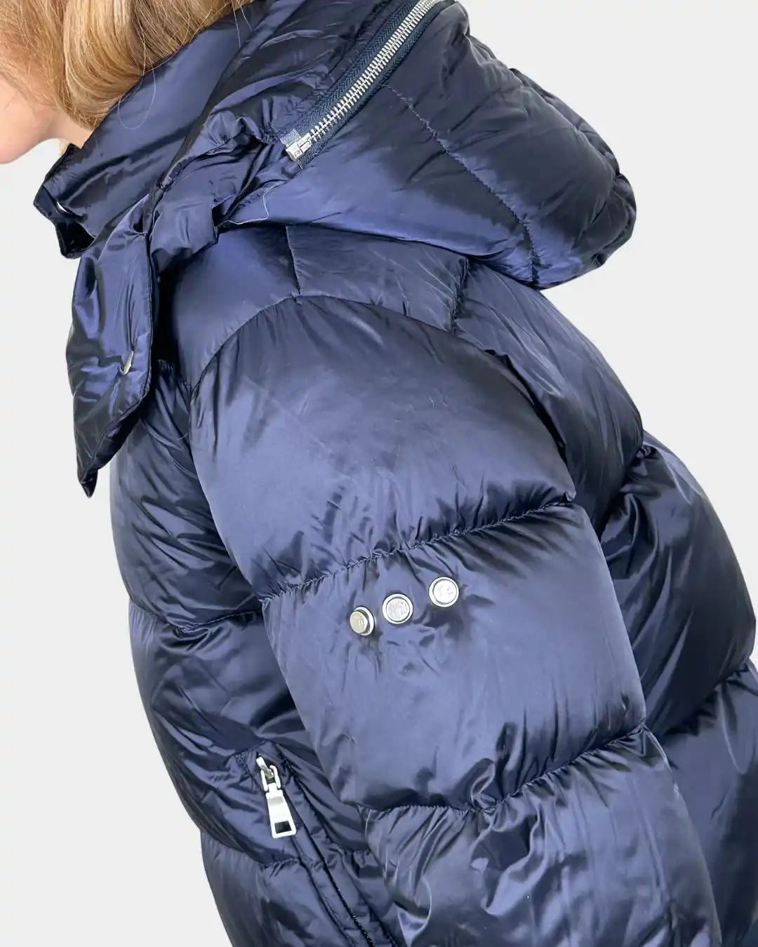 Piumino da donna blu