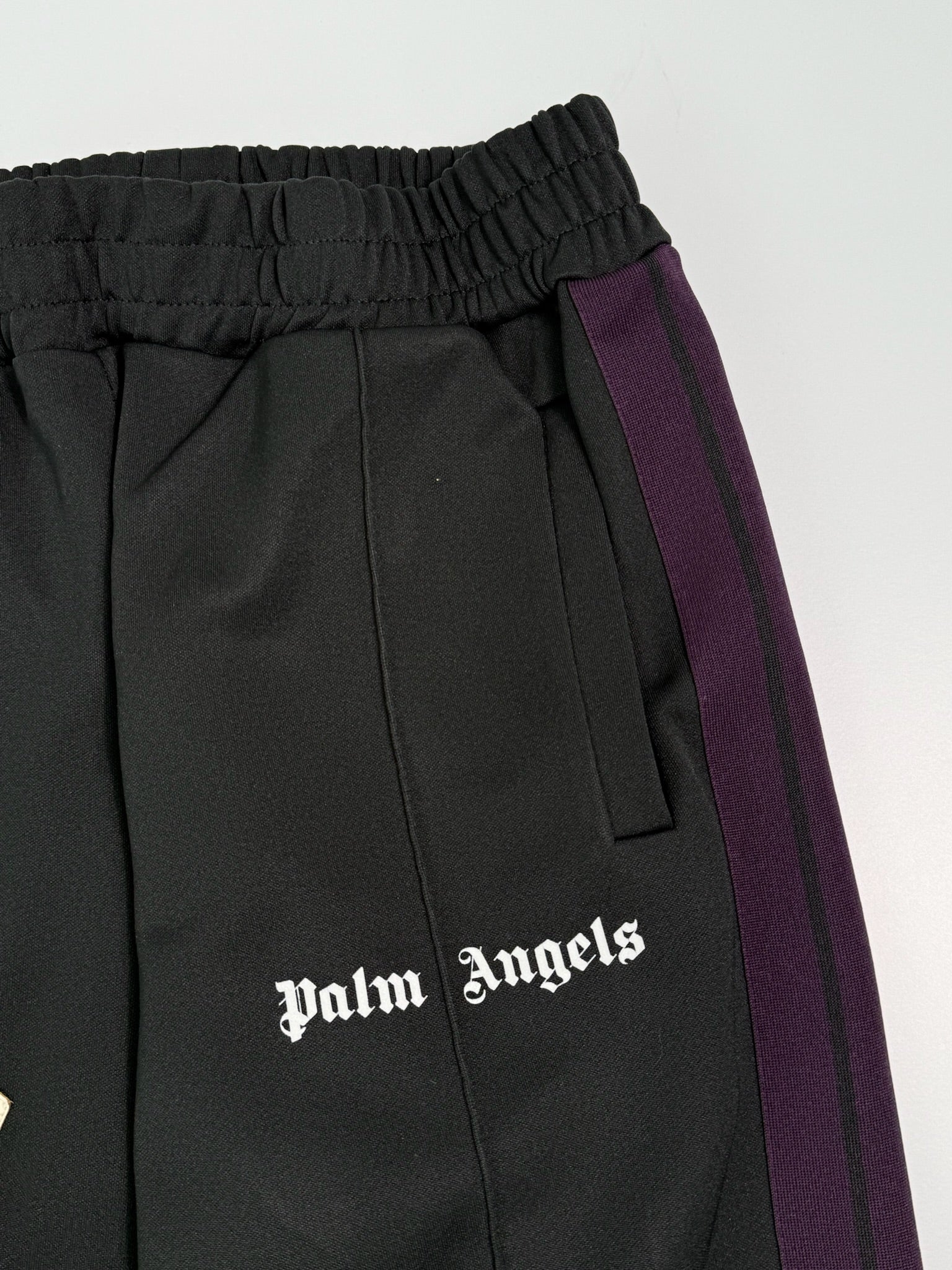 Black Track Pants With Purple Panels 8 Moncler Palm Angels