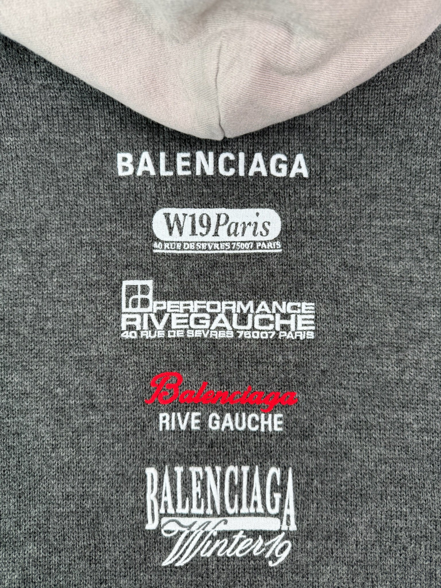 Felpa Oversize Con Stampa Multiloghi