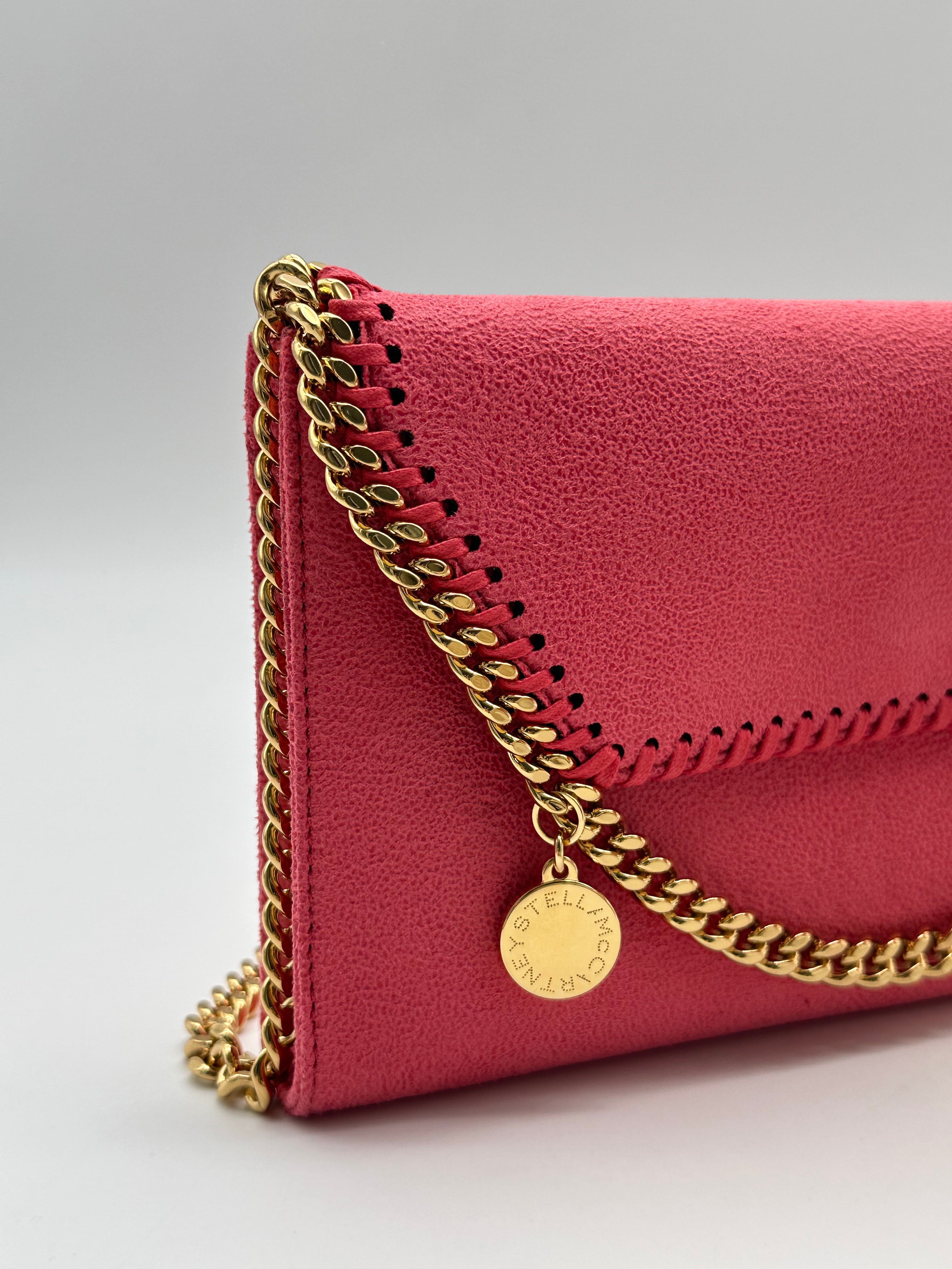 Borsa Falabella A Portafoglio Rosa Con Catena