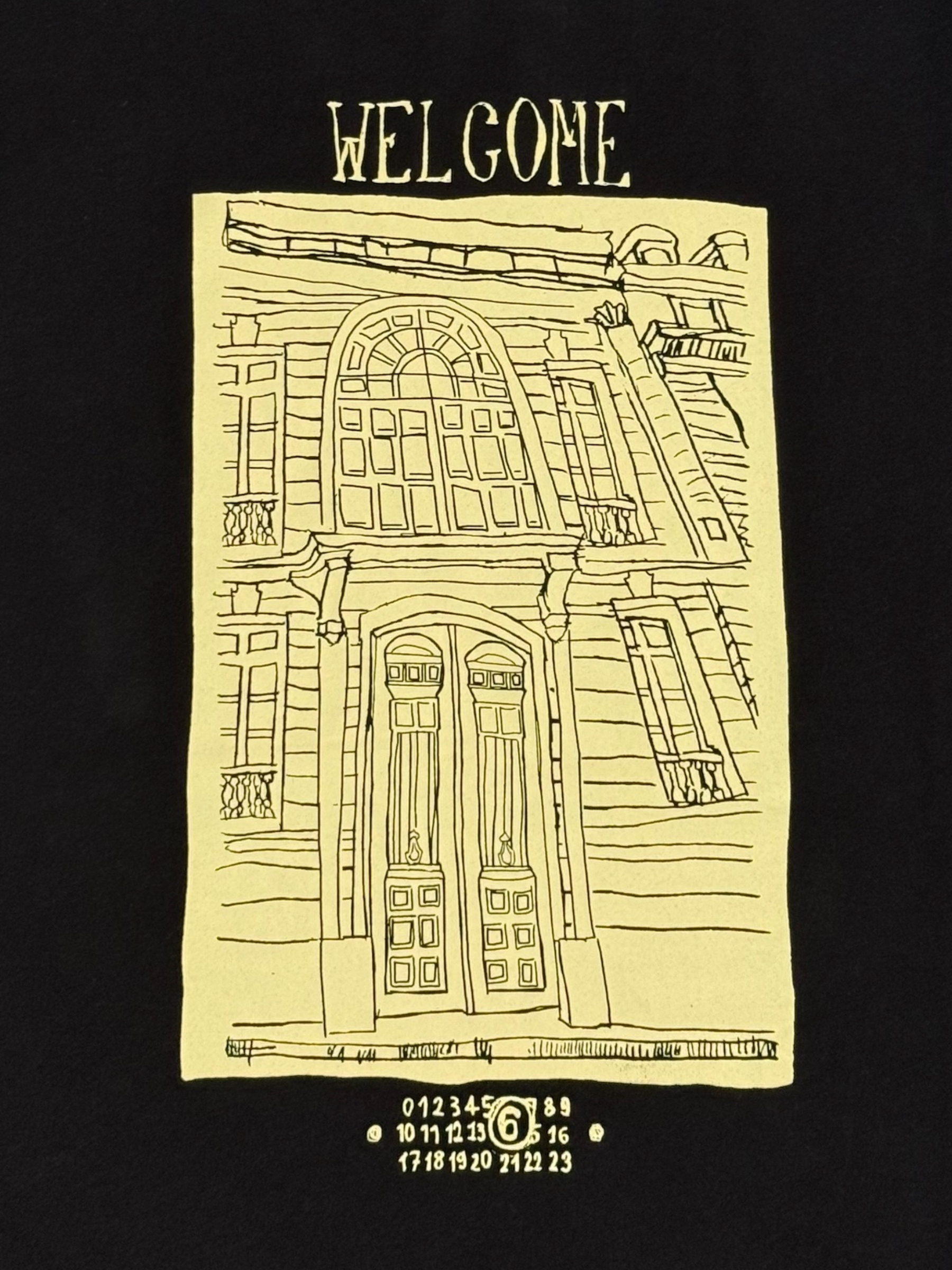 Black T-shirt with logo