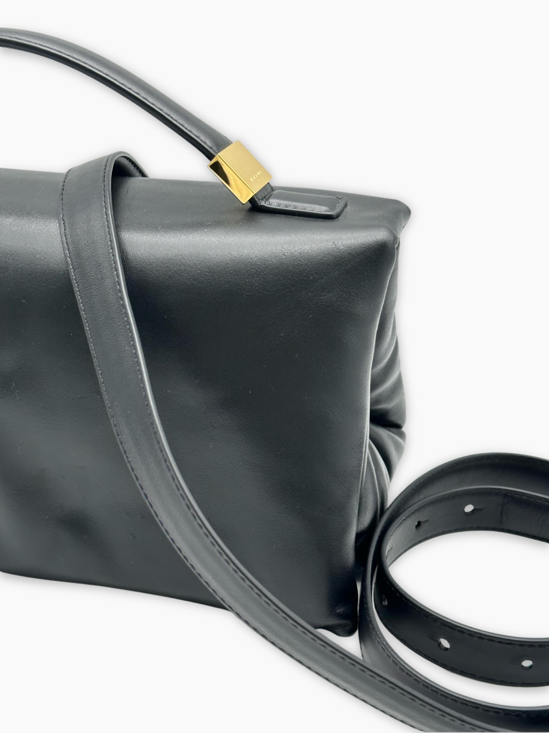 Borsa Nera In Pelle Trapuntata