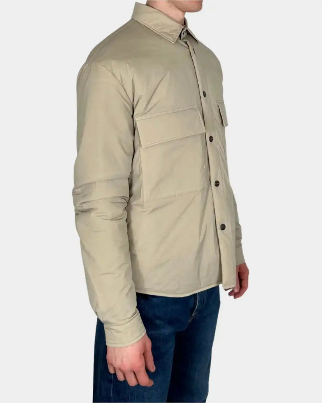 Camicia imbottita Beige Uomo