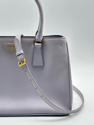 Borsa Prada In Pelle Saffiano Lavanda