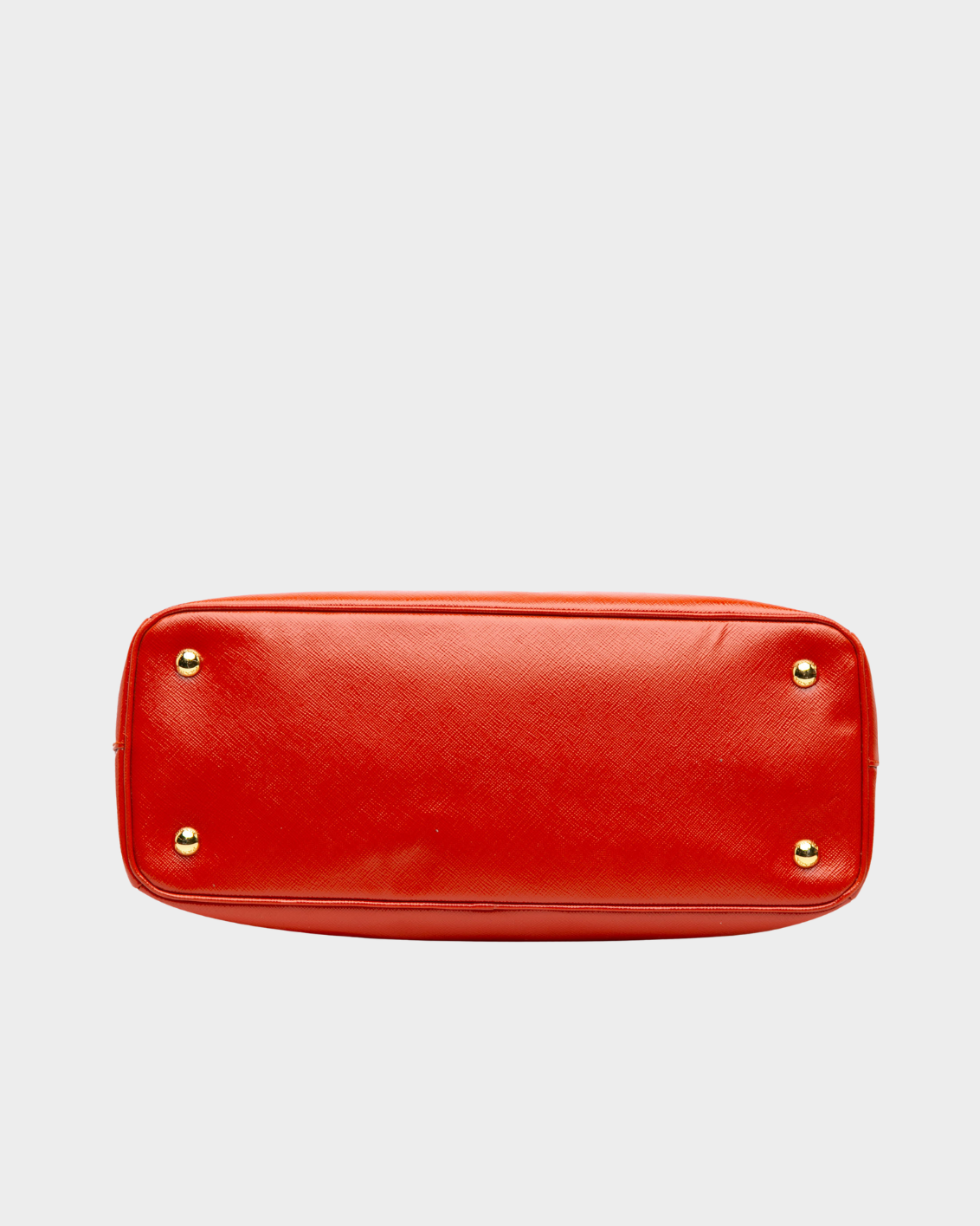 Borsa A Mano Saffiano In Vernice Rossa Con Tracolla