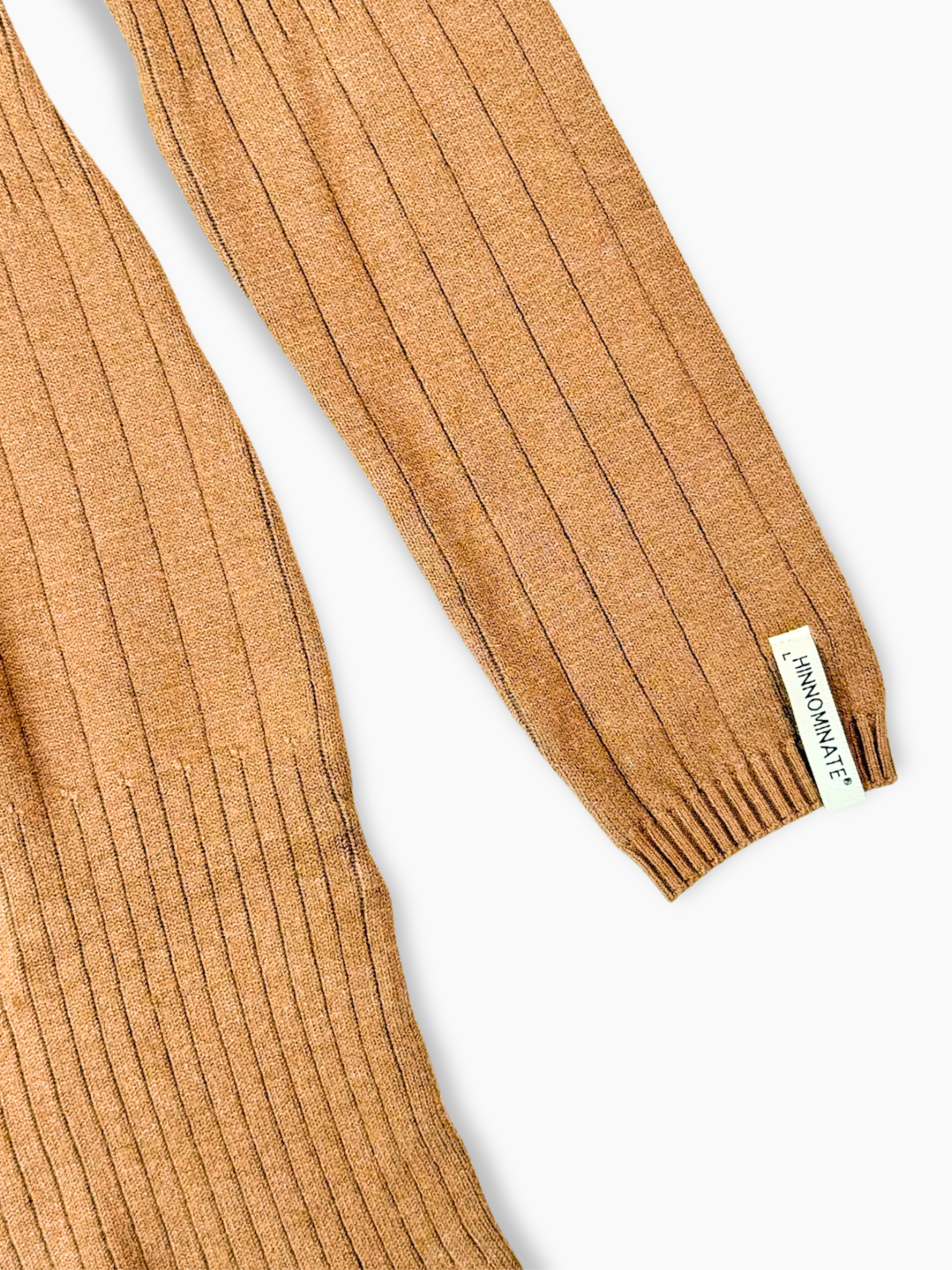 Vestito Dolcevita In Maglia Tortora