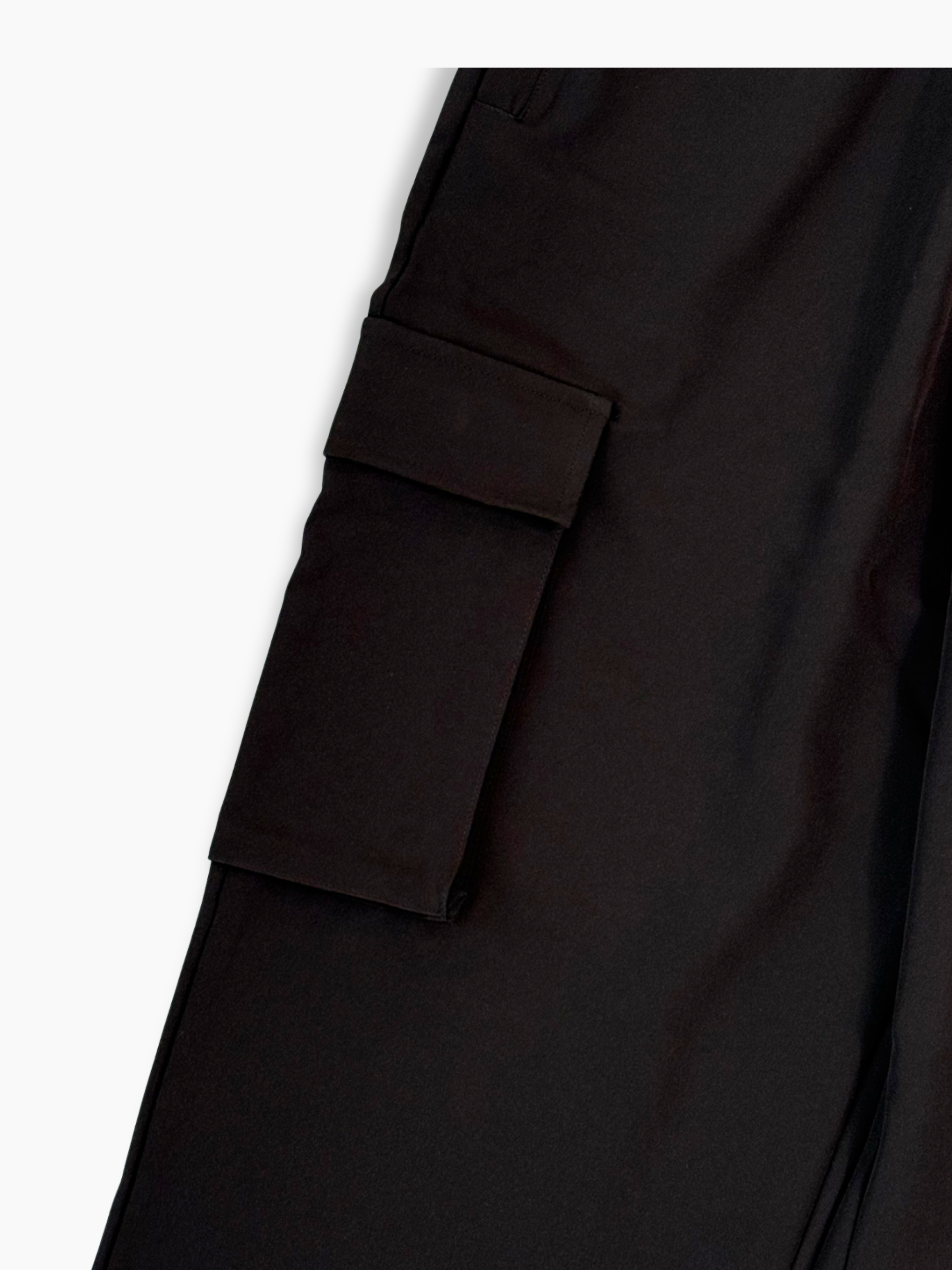 Pantalone Nero In Tessuto Tecnico