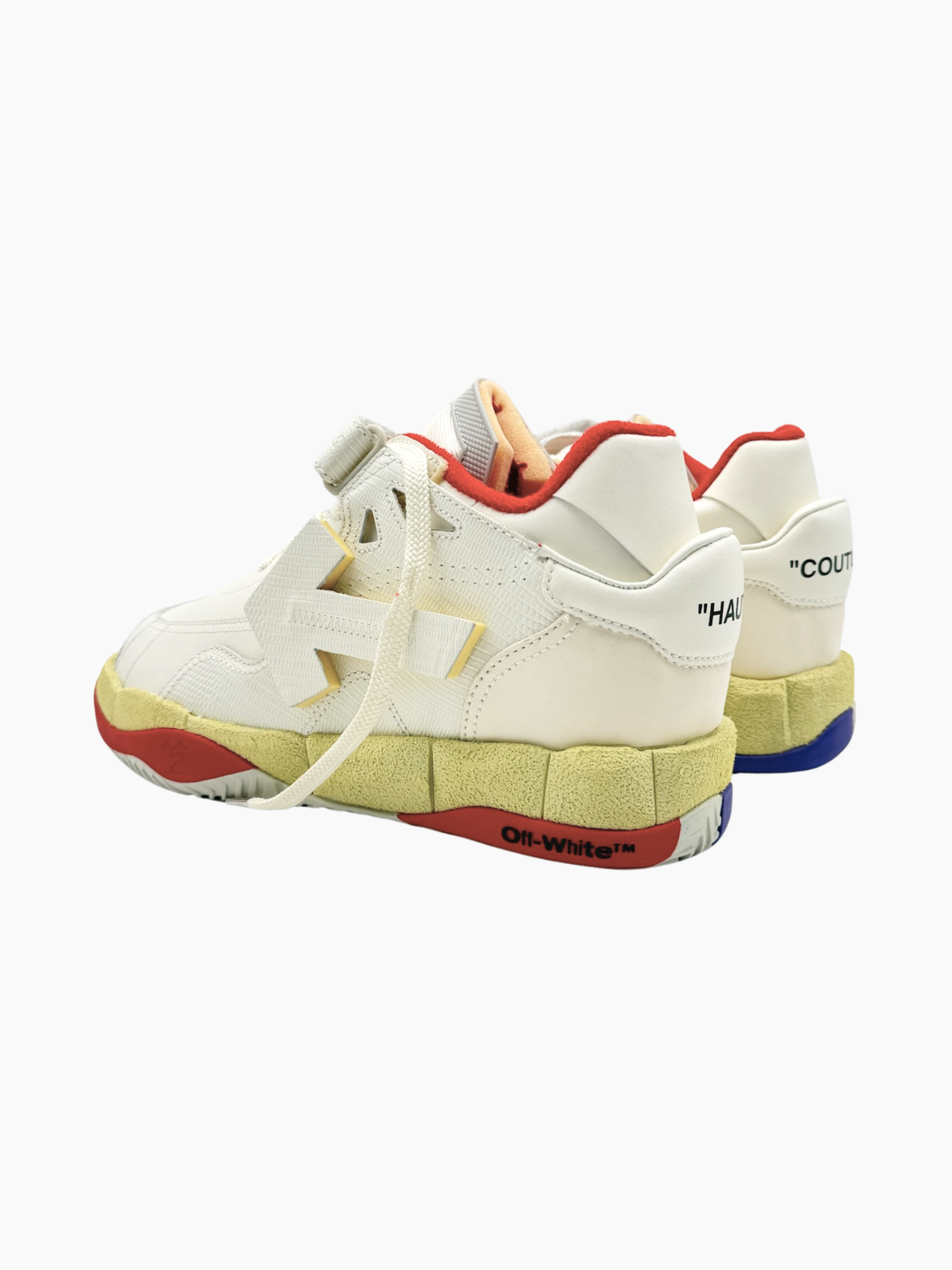 Sneakers Bianche Low Top Puzzle Couture