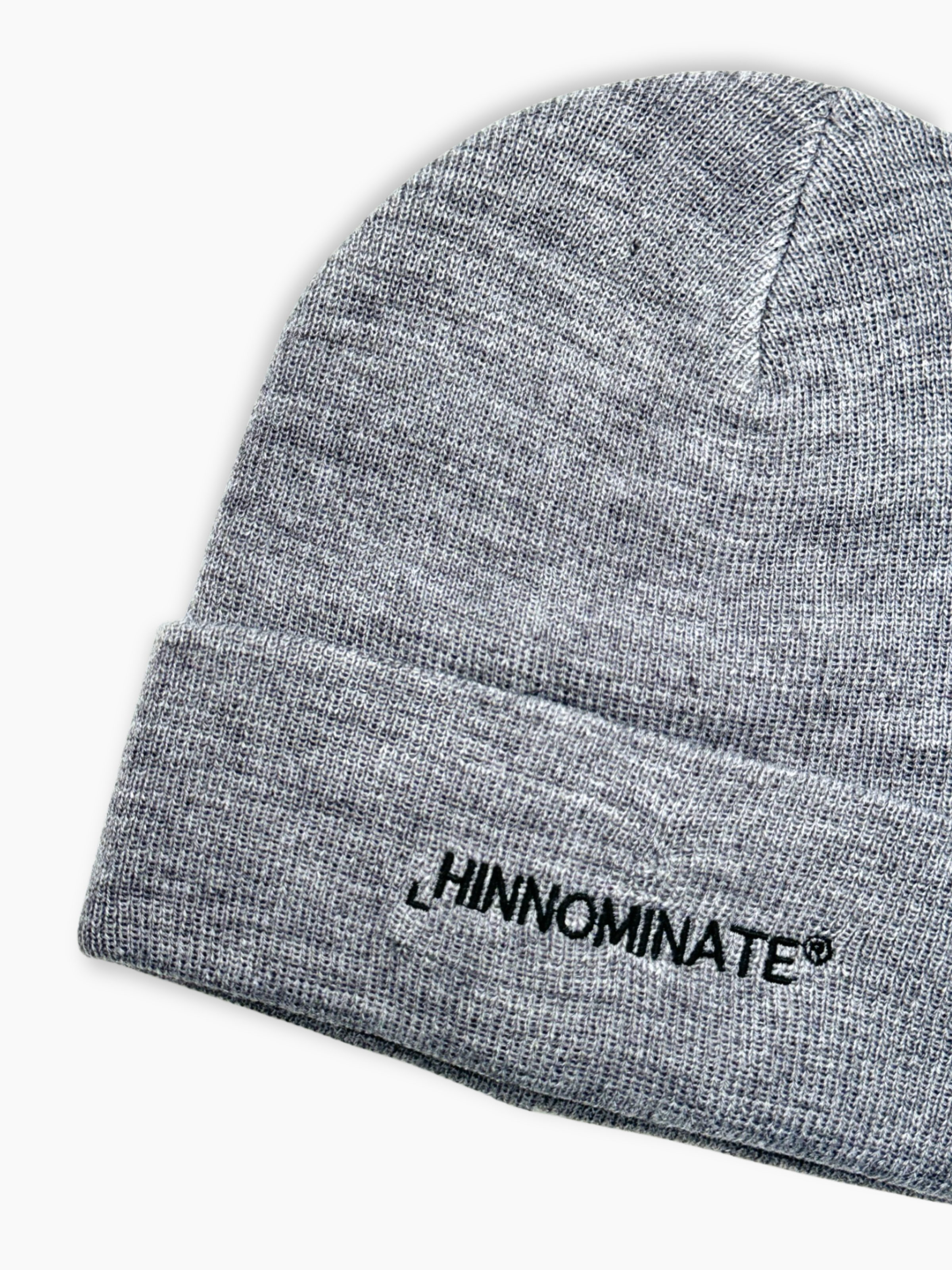 Melange Grey Knitted Beanie