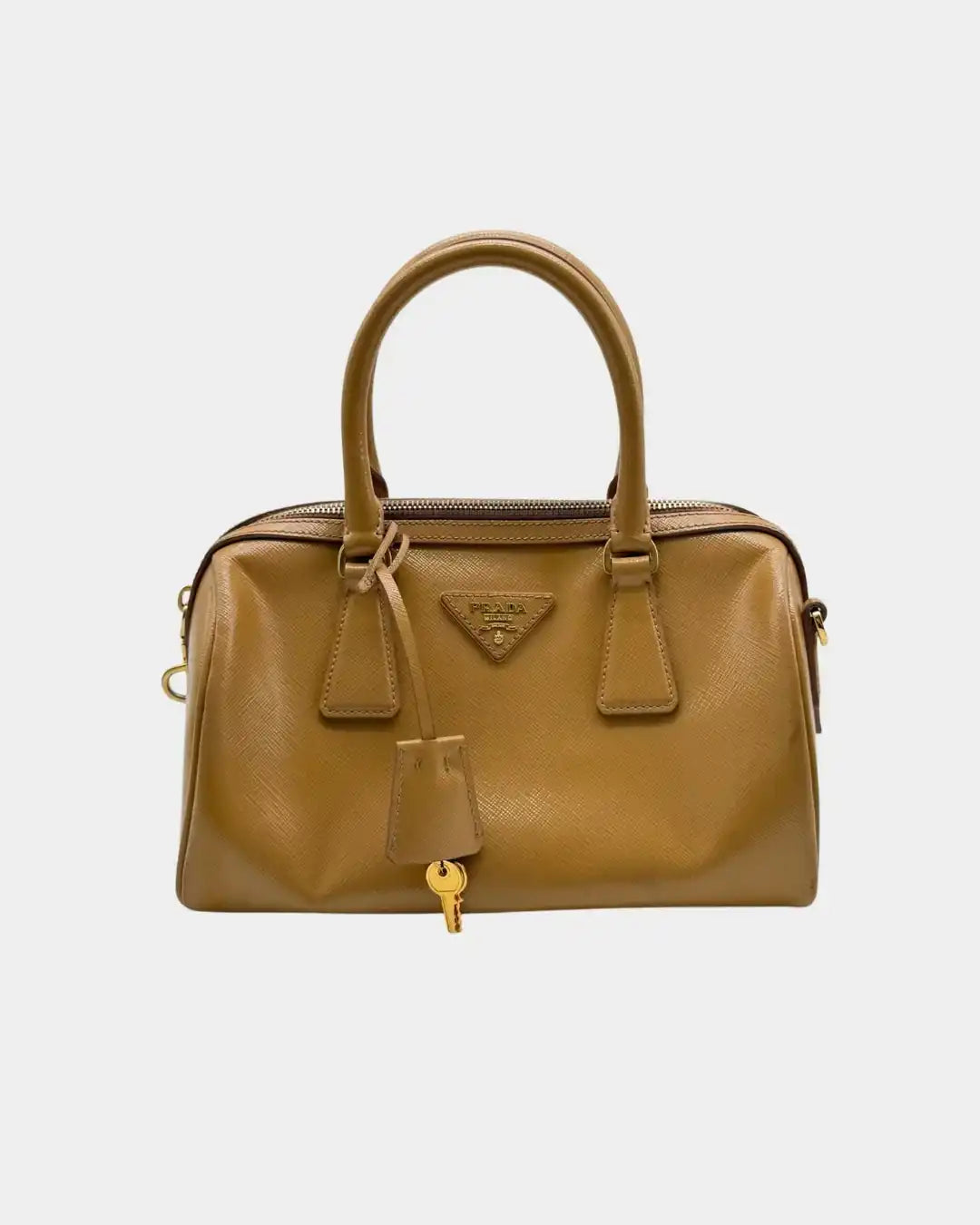 Bauletto In Pelle Con Tracolla