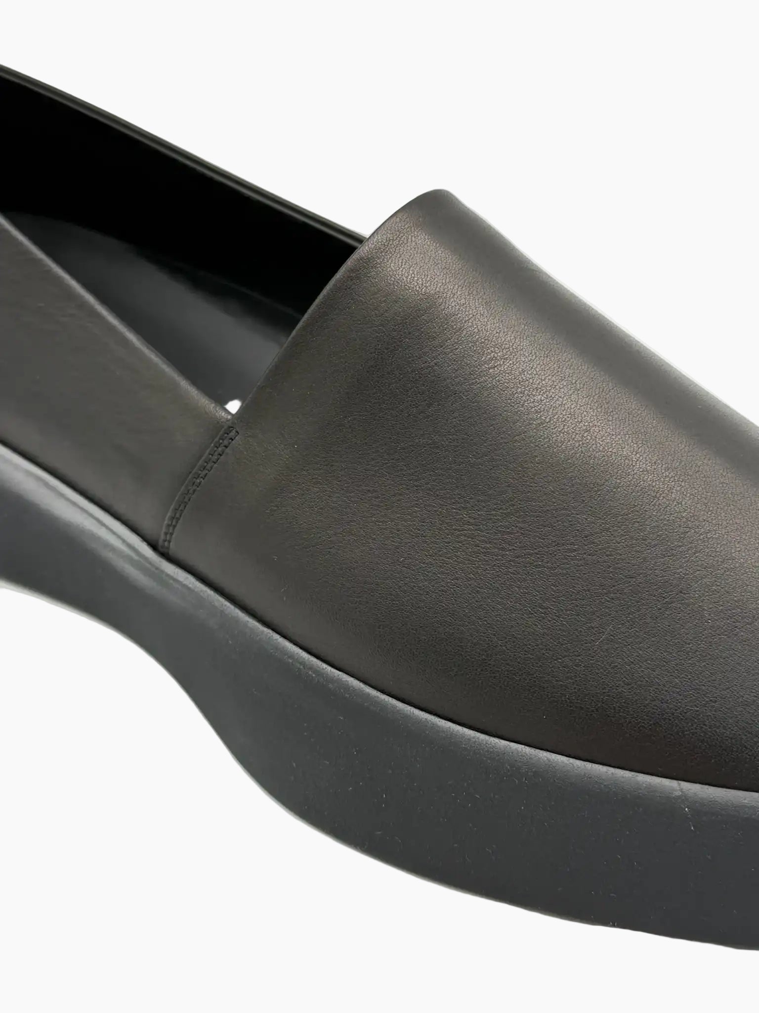 Black Leather Loafers