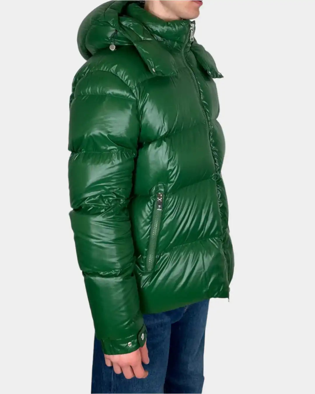 Piumino verde foresta