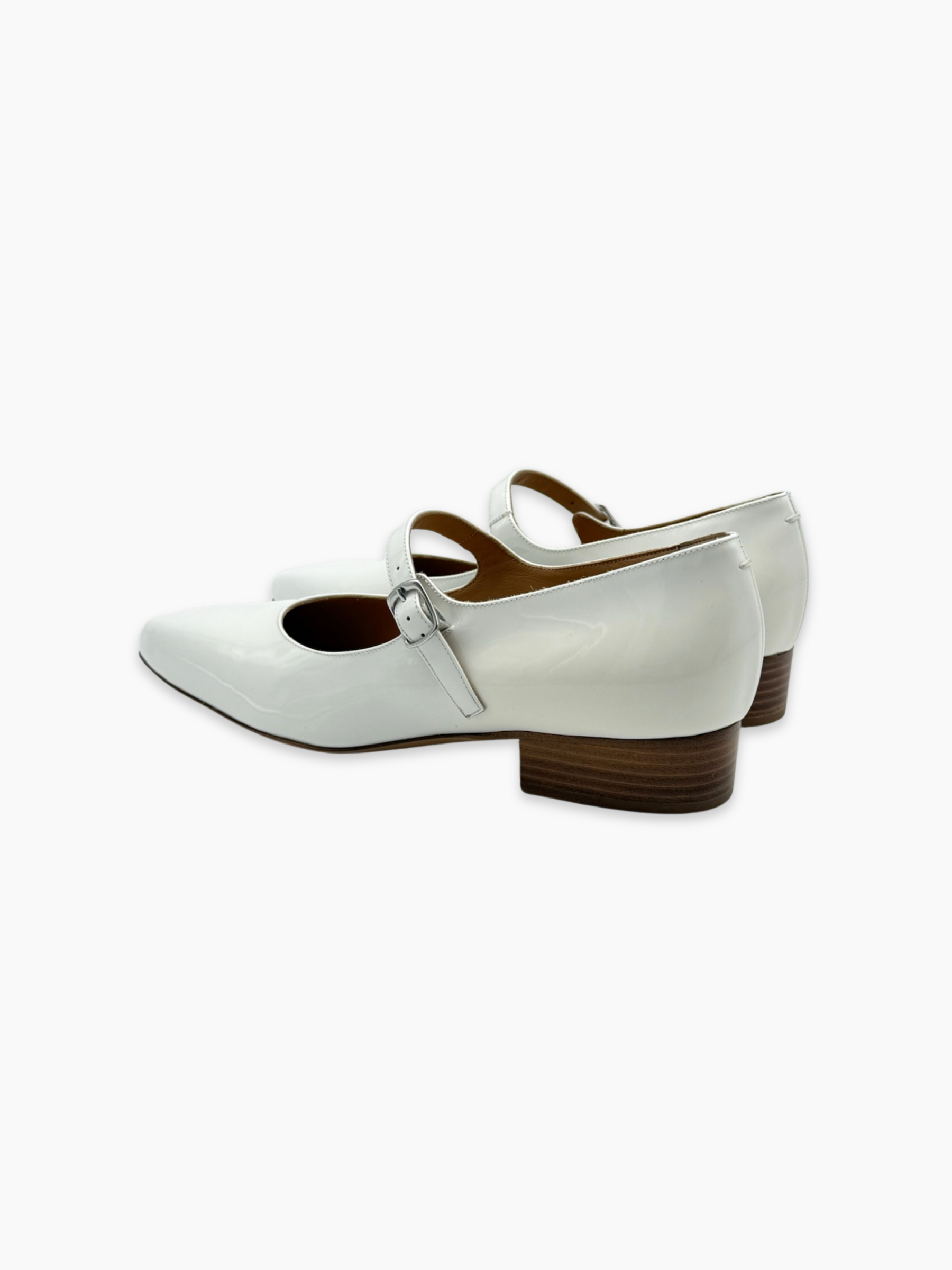 Mary Jane Bianche In Vernice