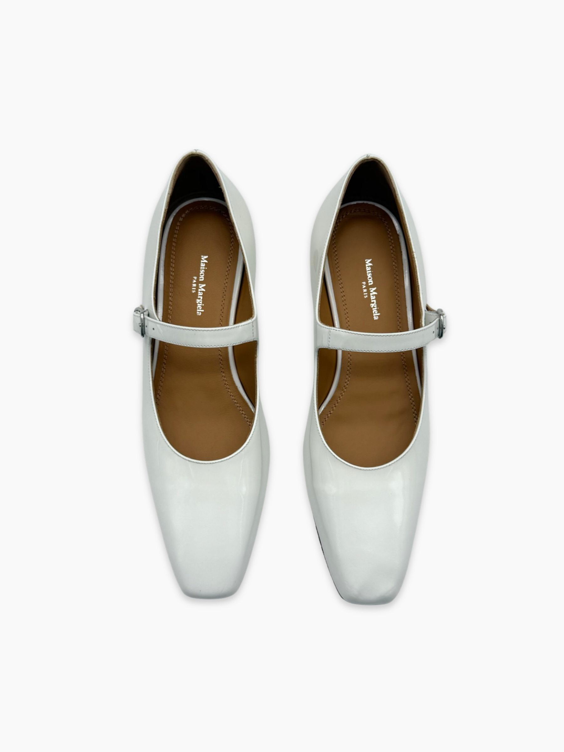 Mary Jane Bianche In Vernice