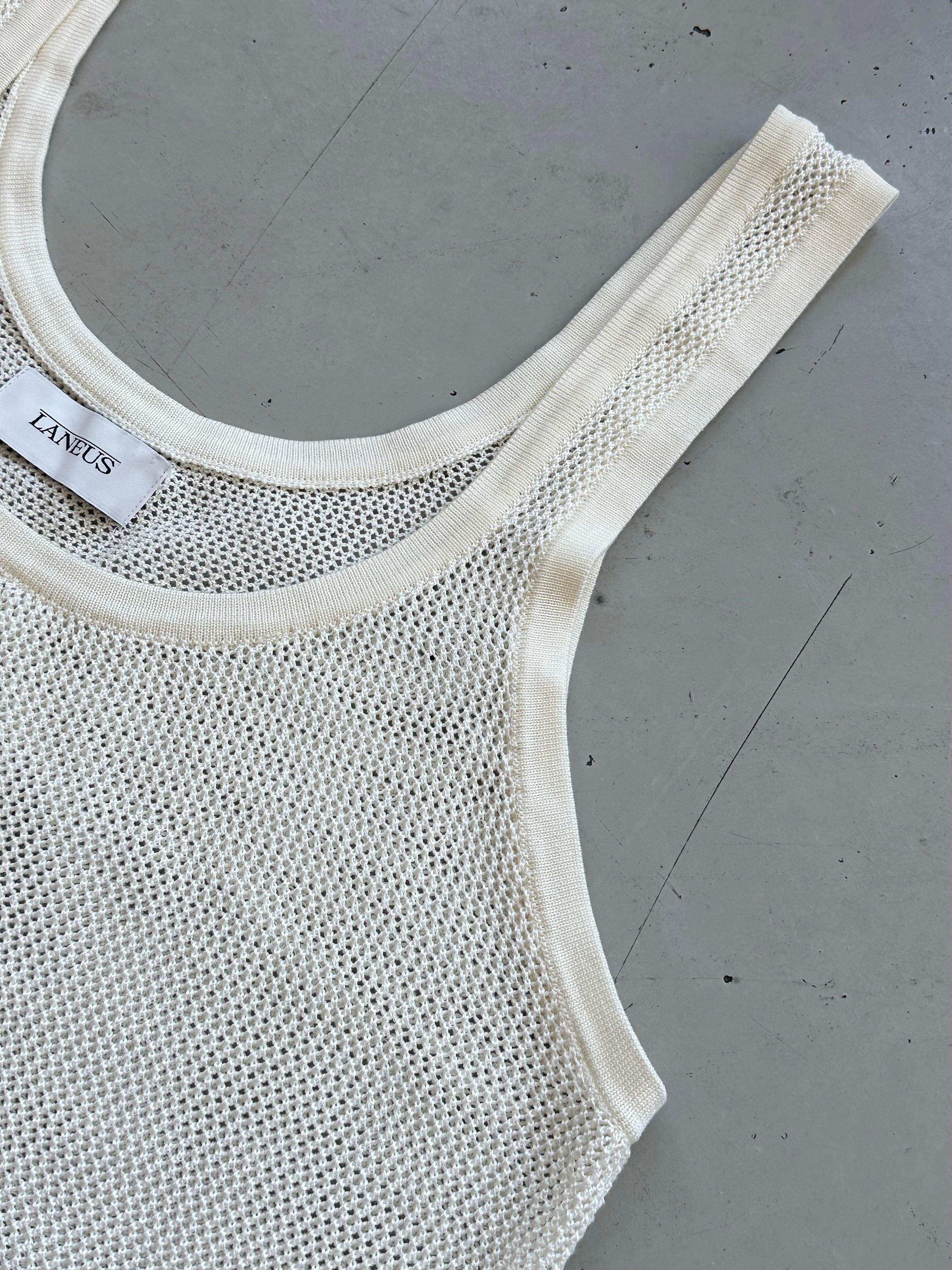 Ribbed Fishnet Top