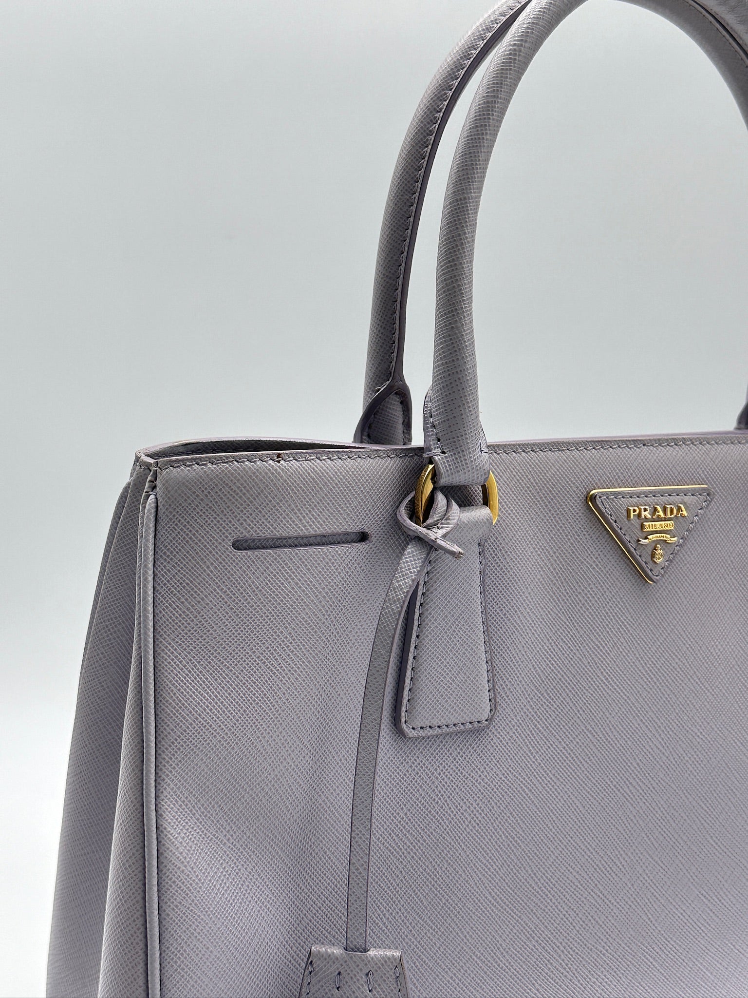 Borsa Prada In Pelle Saffiano Lavanda