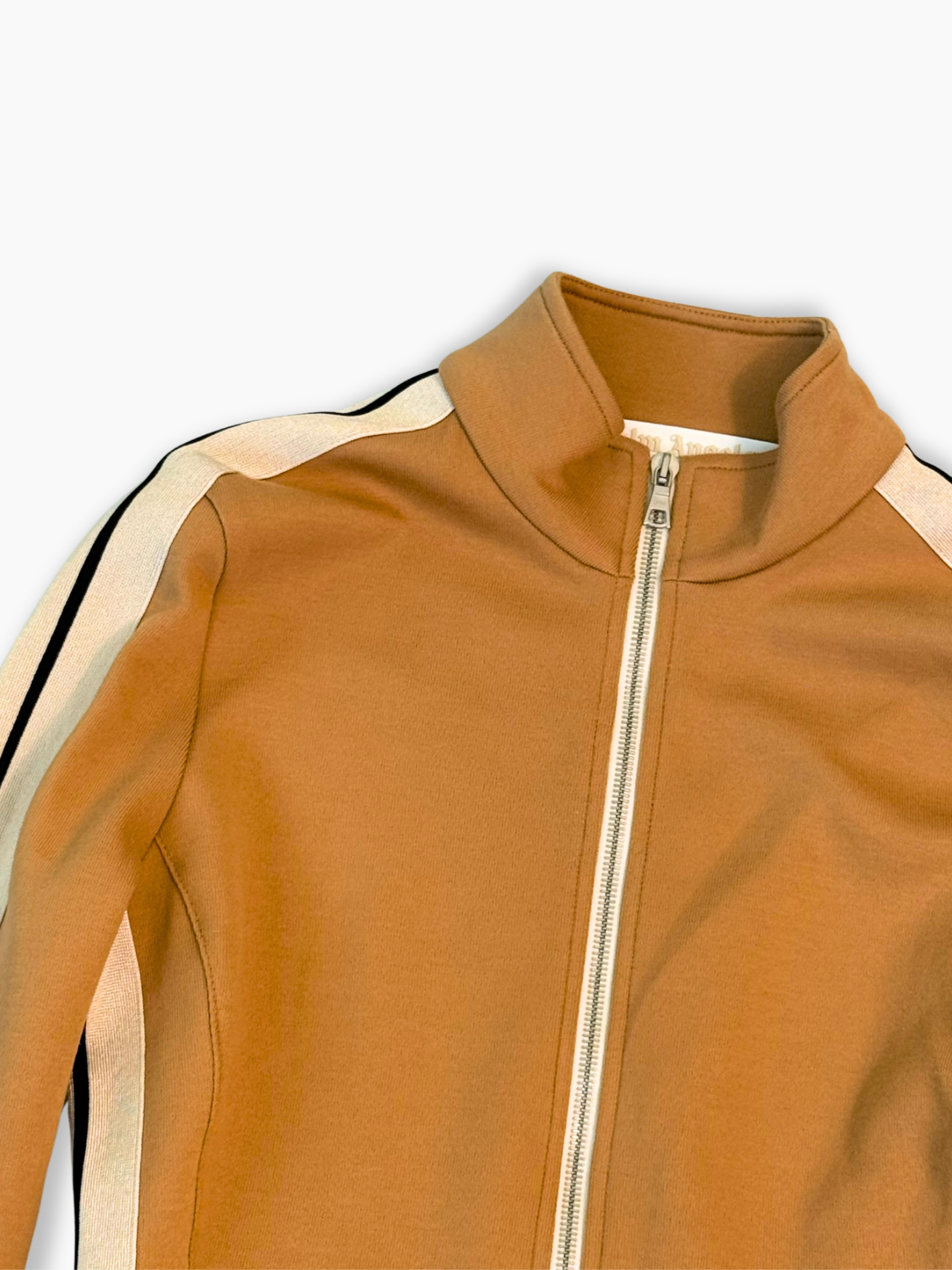 Vestito Beige Con Bande Laterali