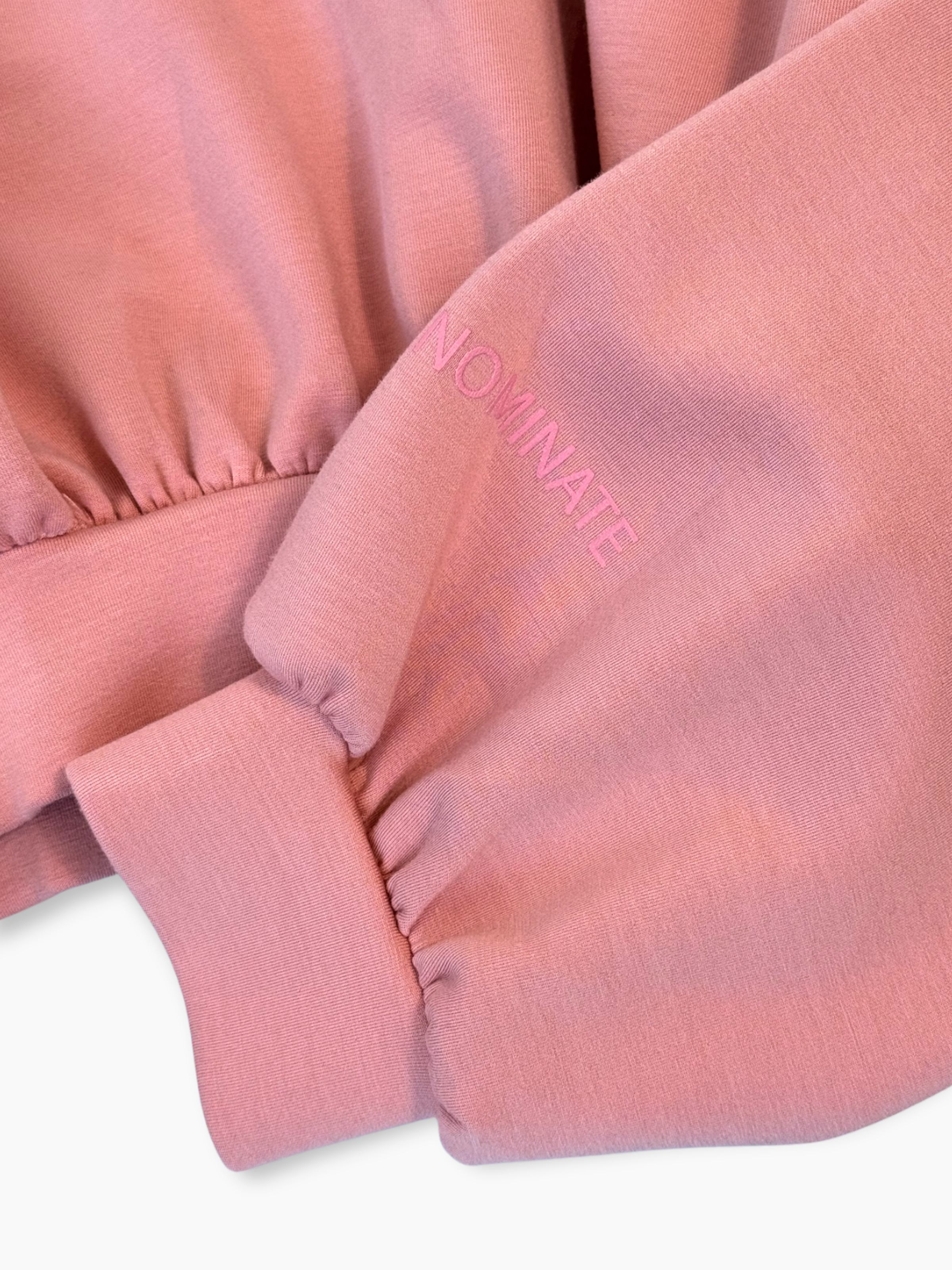 Felpa Rosa Con Elastico In Vita