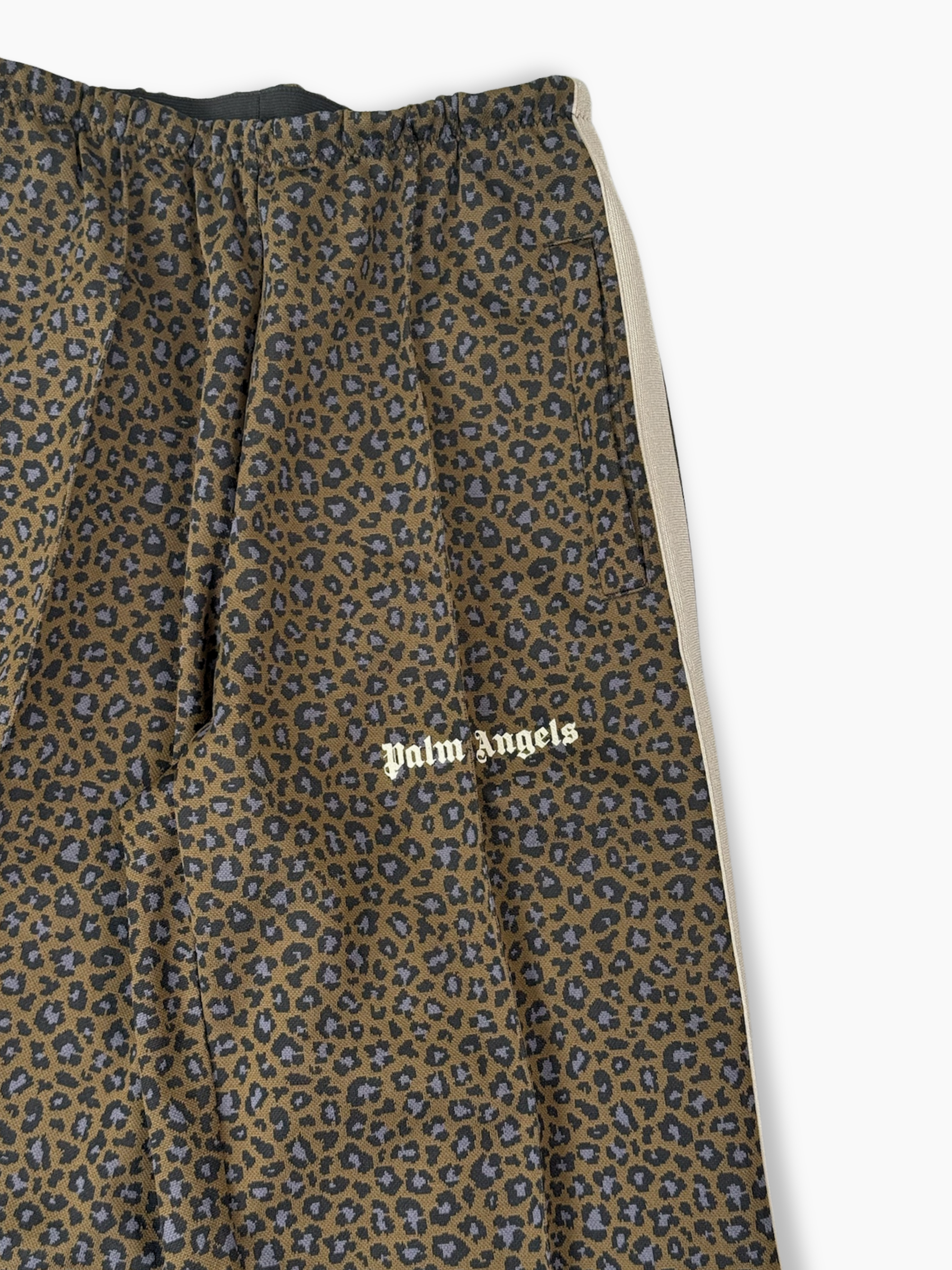 Leopard Print Jogger Pants Fabric