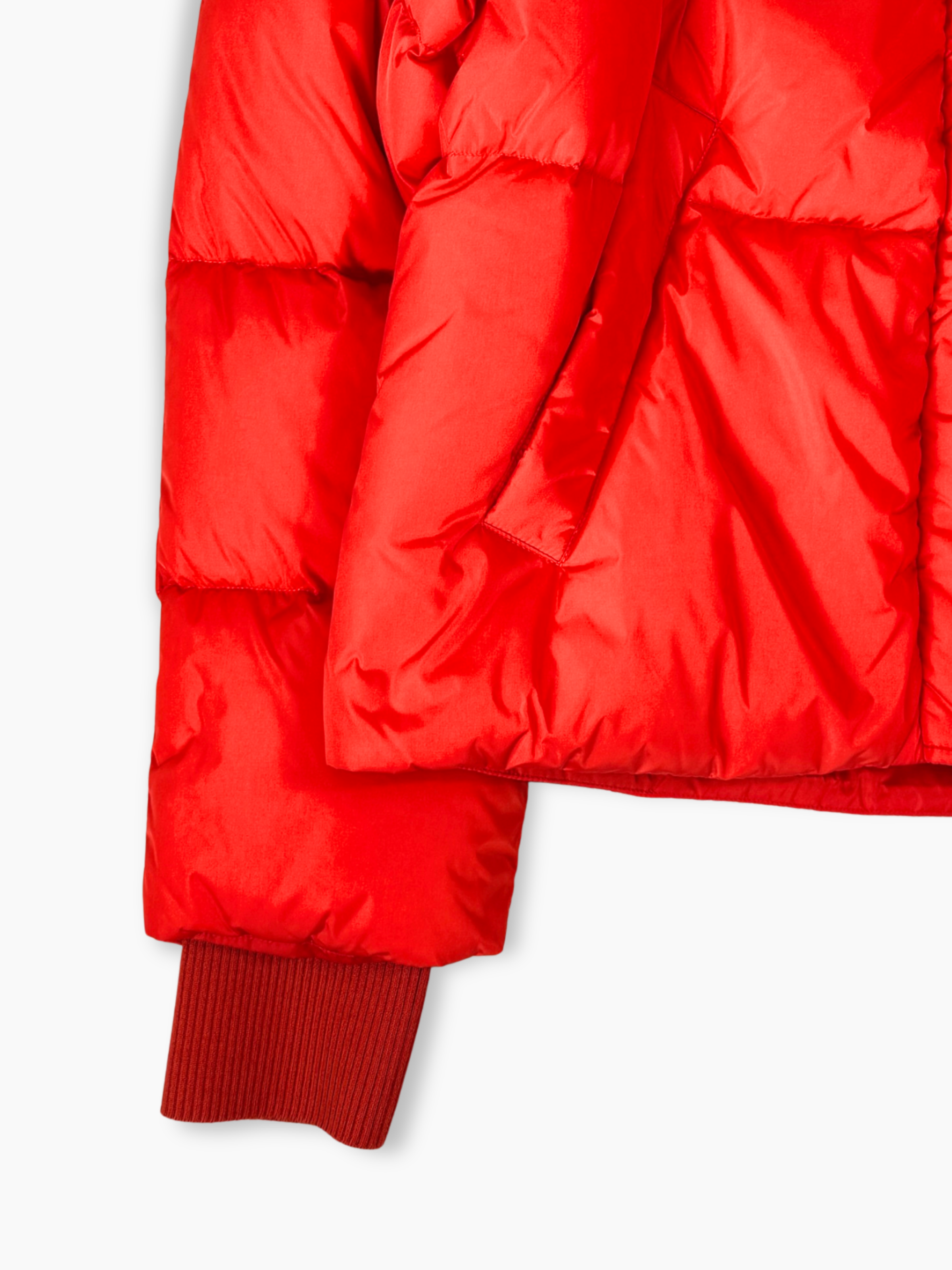 Piumino Corto Rosso