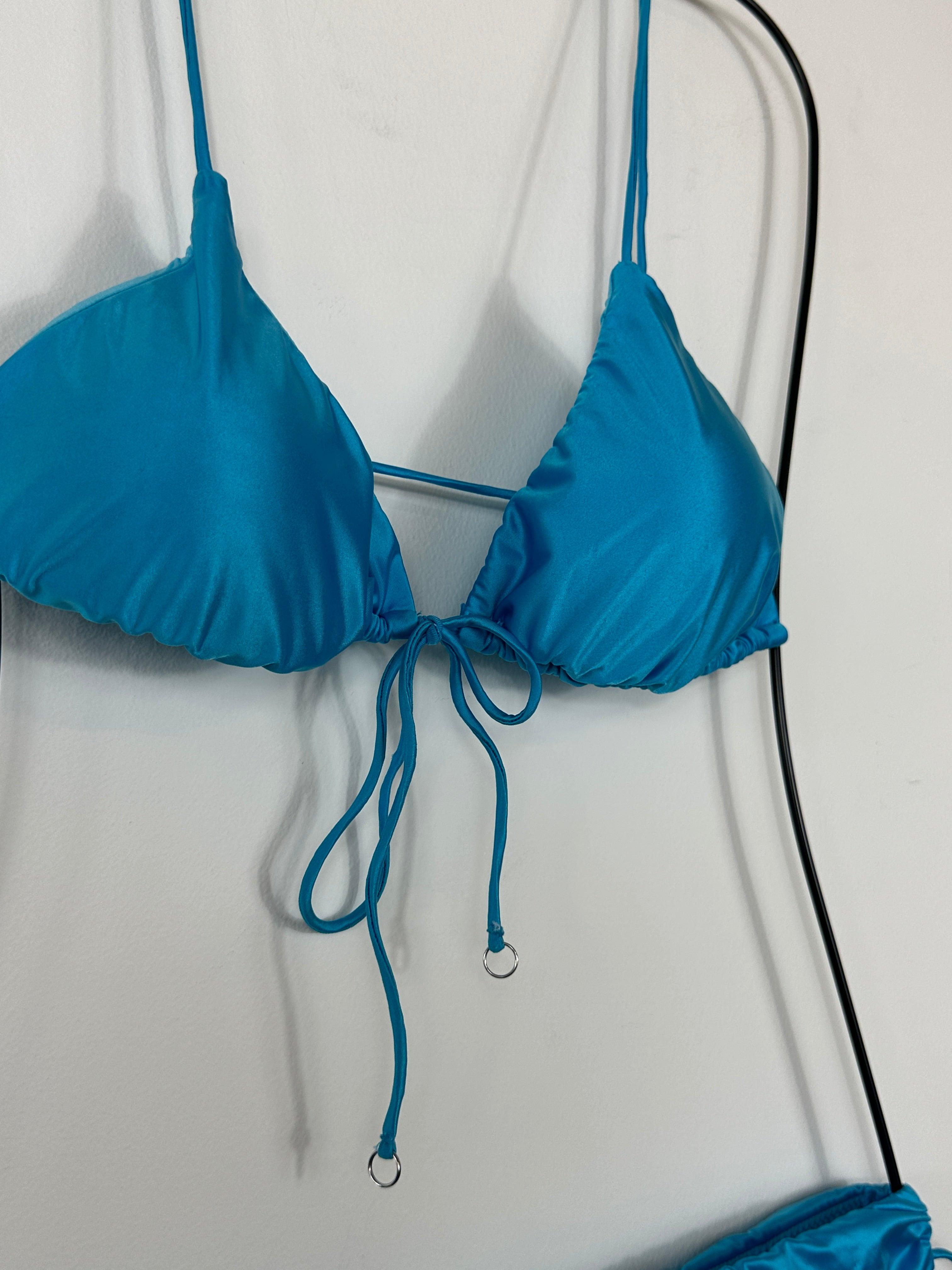 Light Blue Triangle Bikini