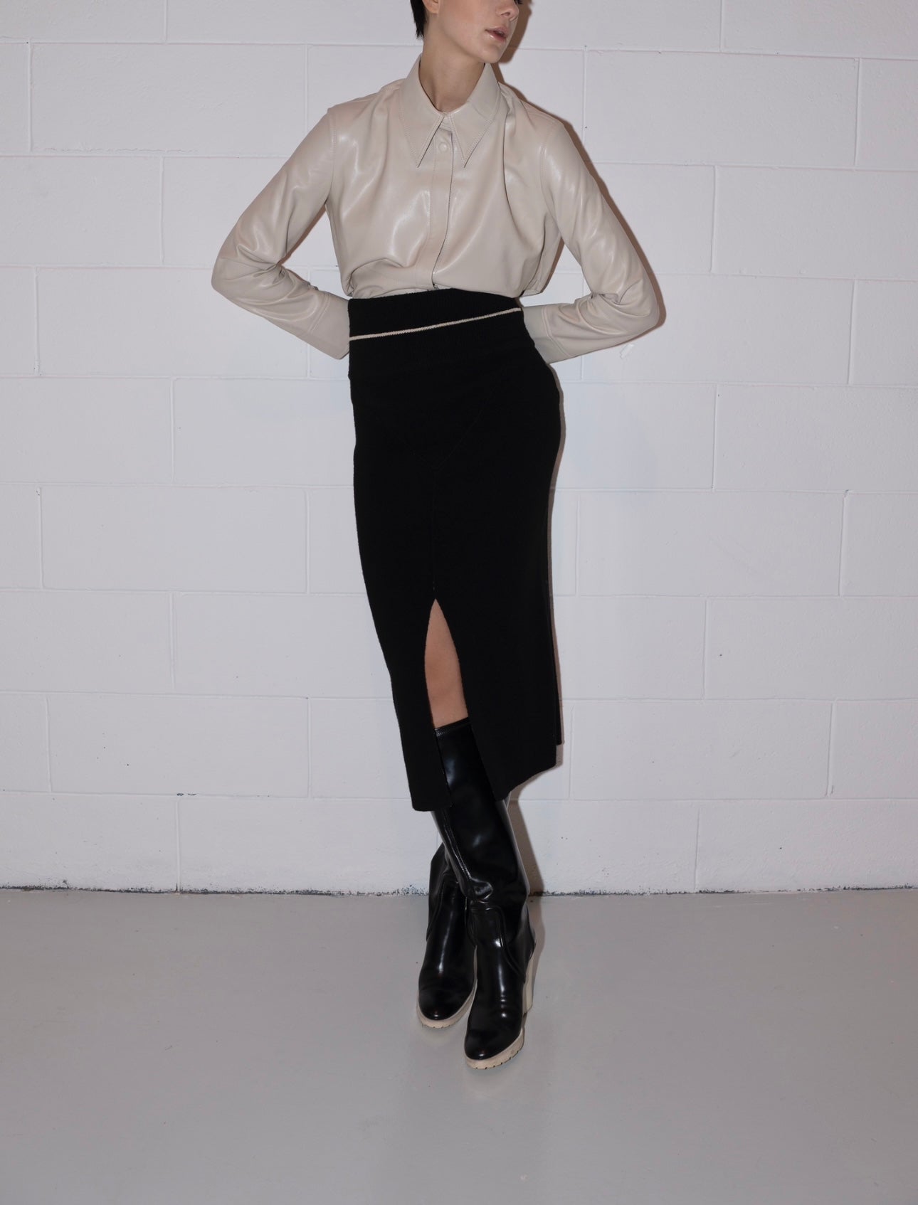 Tricot Longuette Skirt