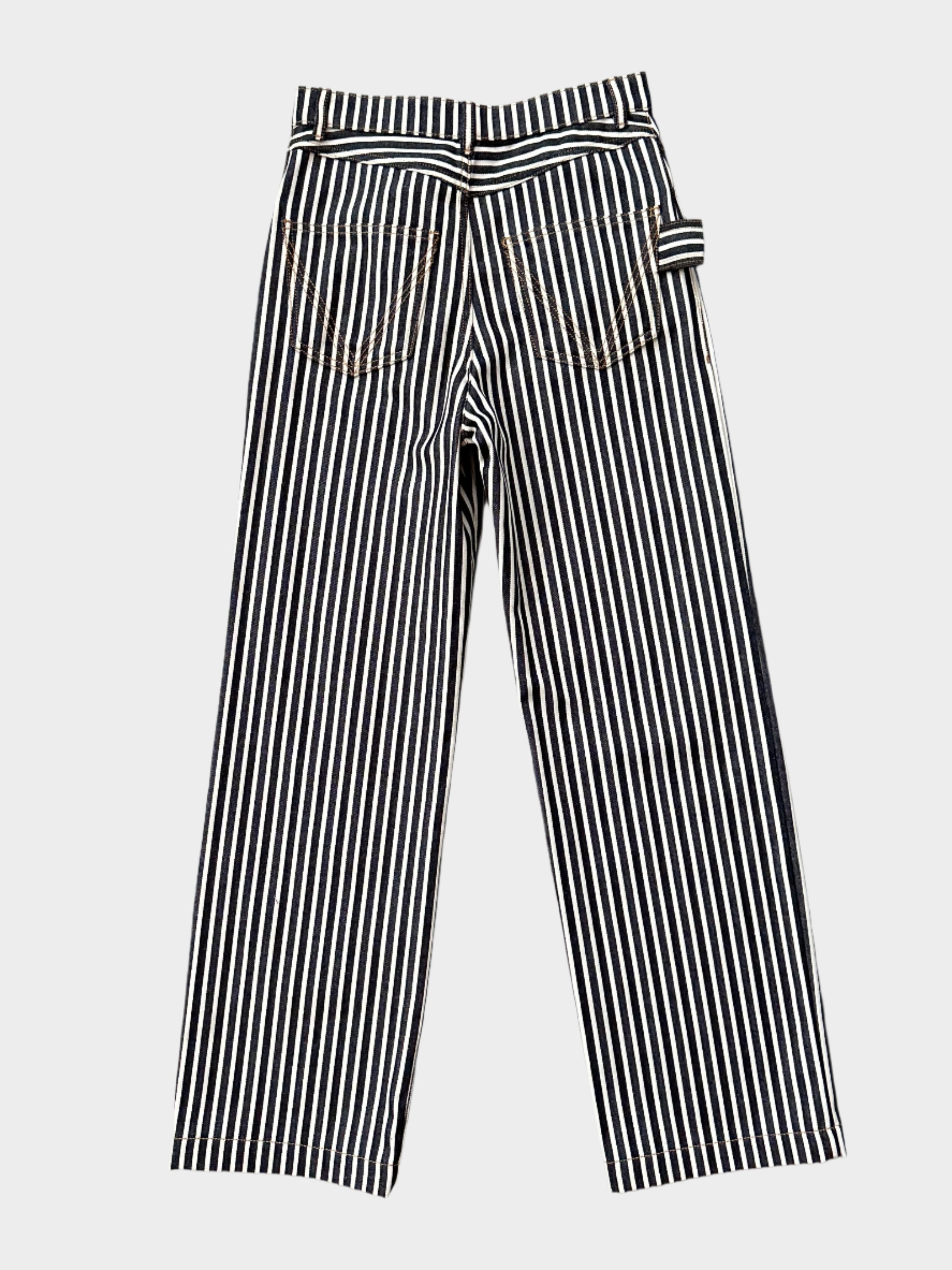 Denim B&W Stripes