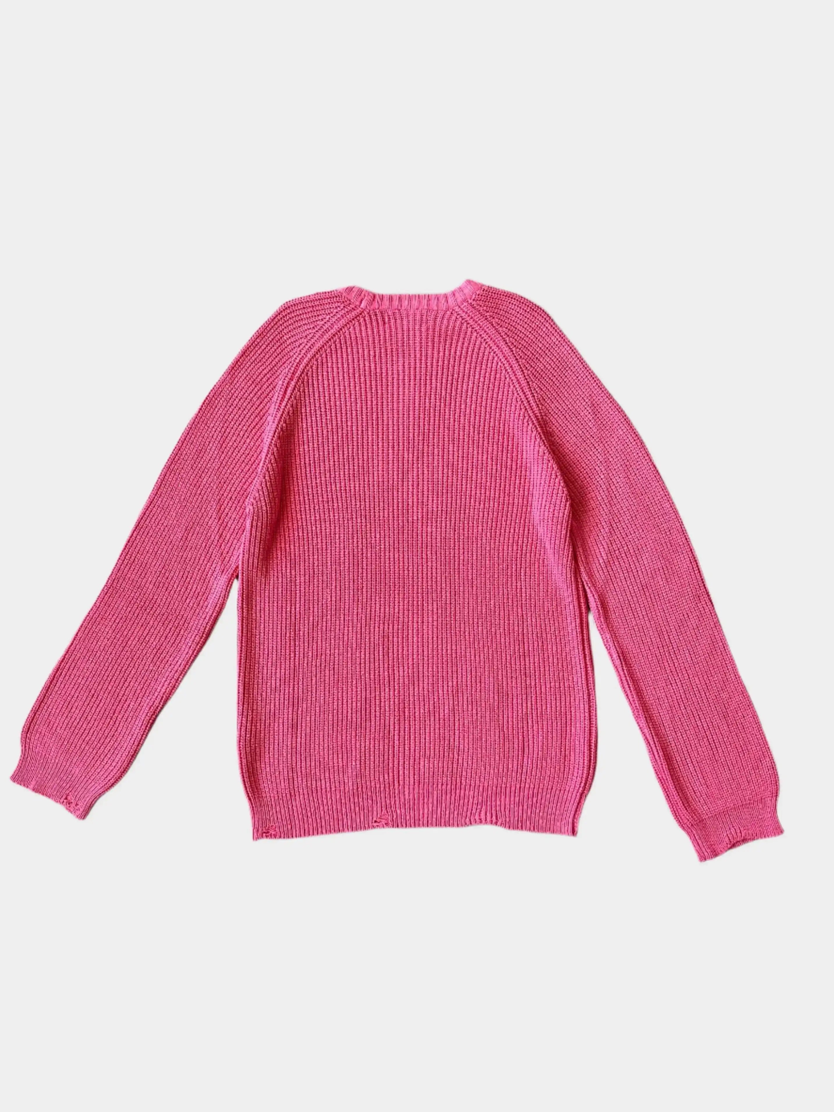 Maglione Girocollo Con Rotture