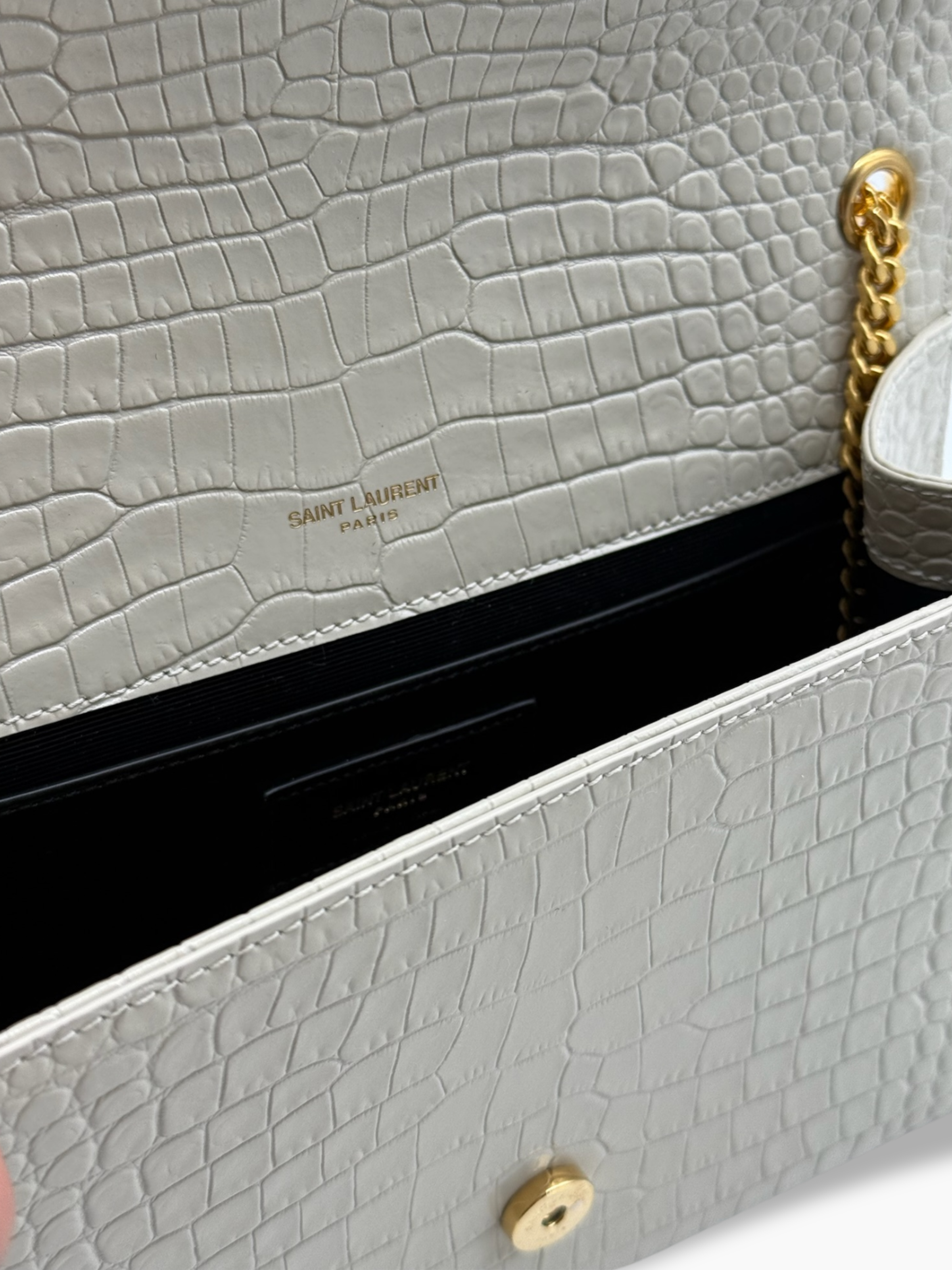 Borsa Kate Medium In Pelle Bianca Cocco