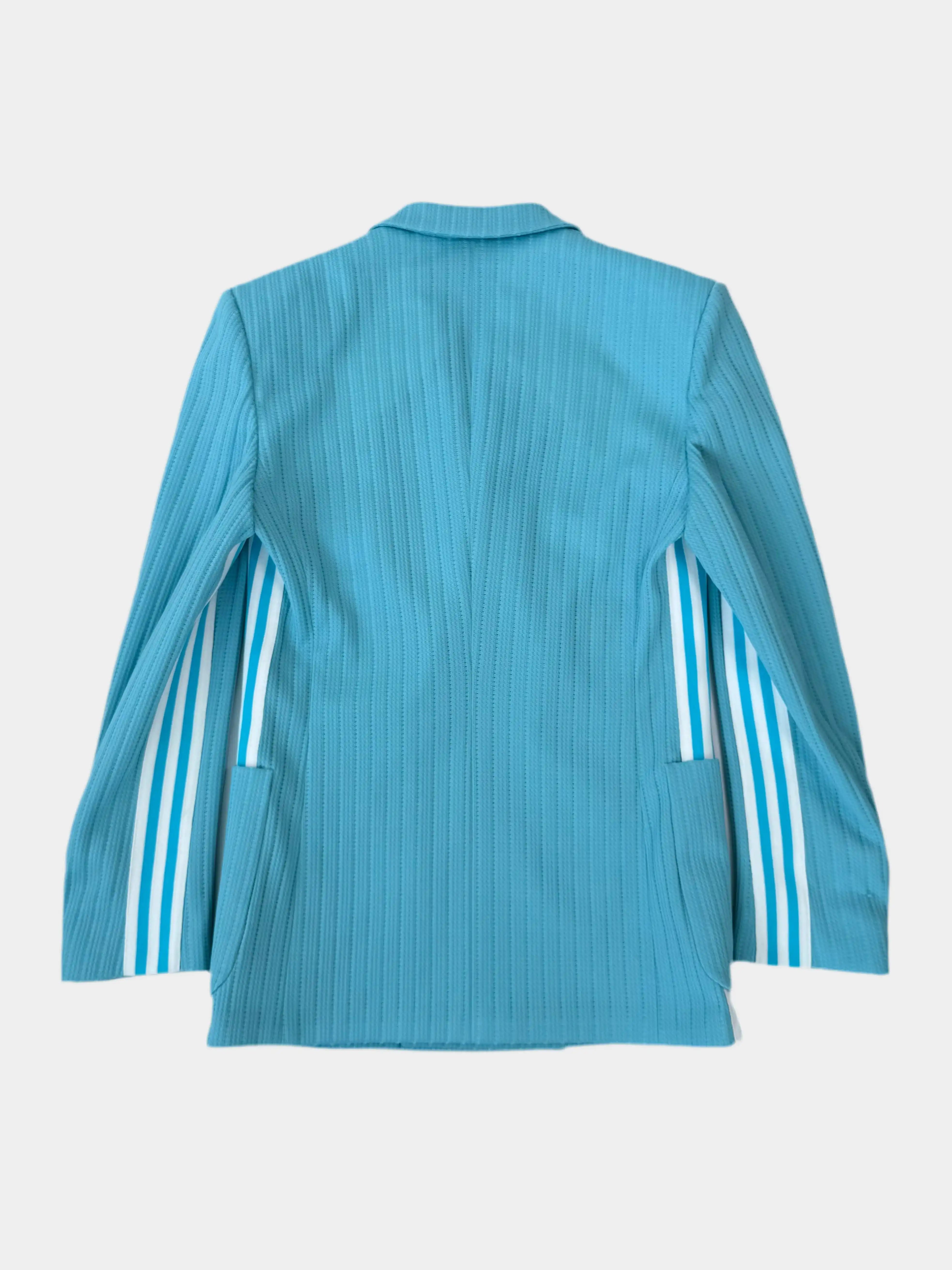 Double Breasted Blazer With Logo