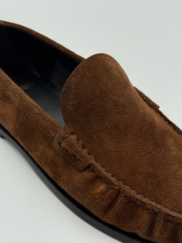 Mocassino Marrone In Suede