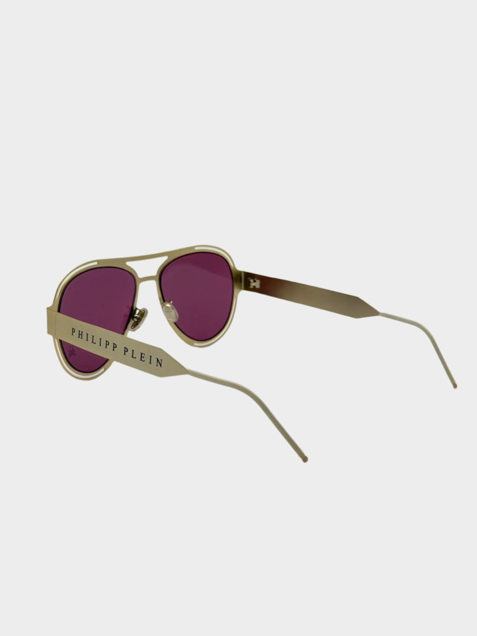 Occhiali Oro Con Lenti Viola