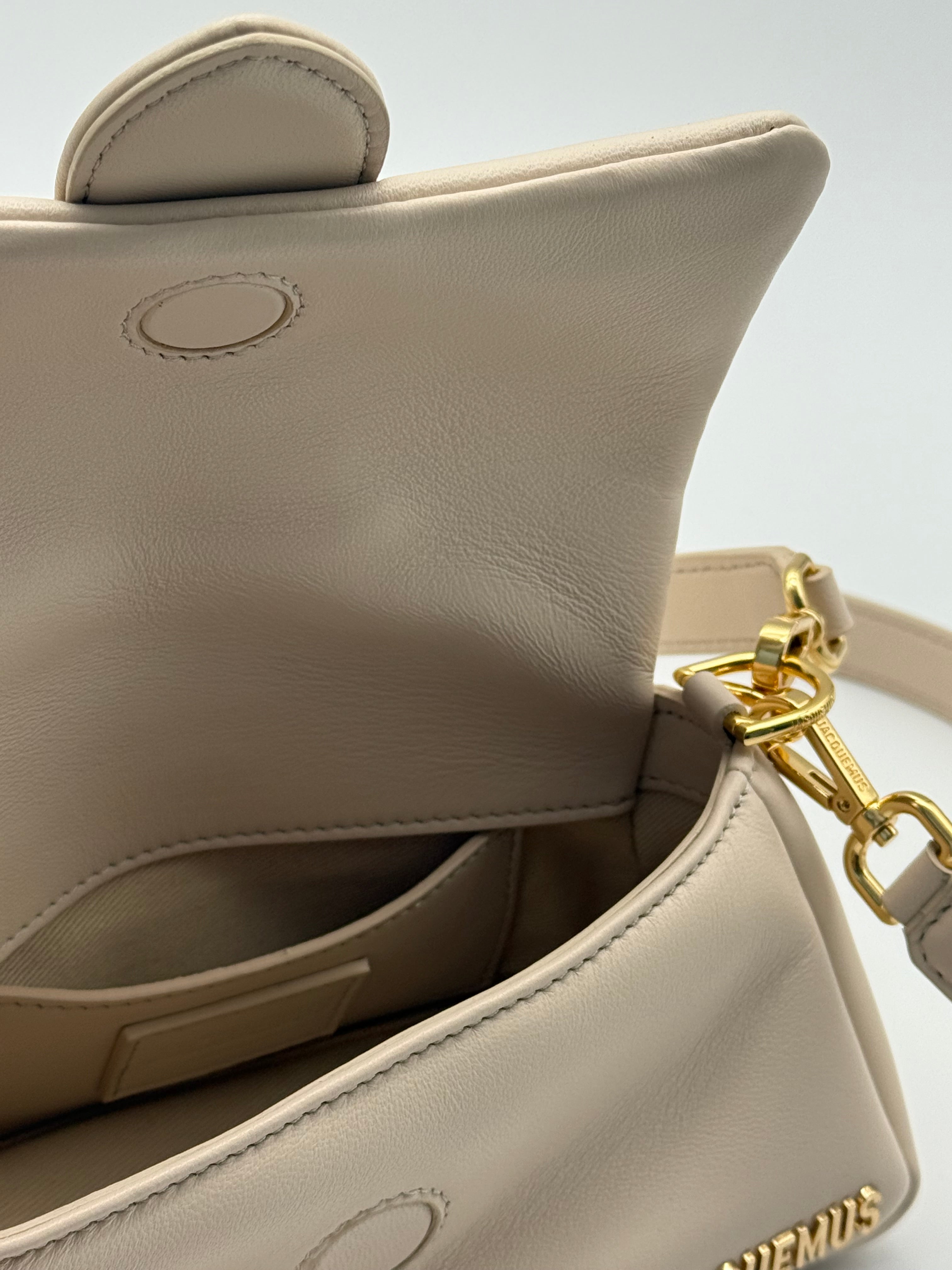 Borsa Le Petit Bambimou In Pelle Panna