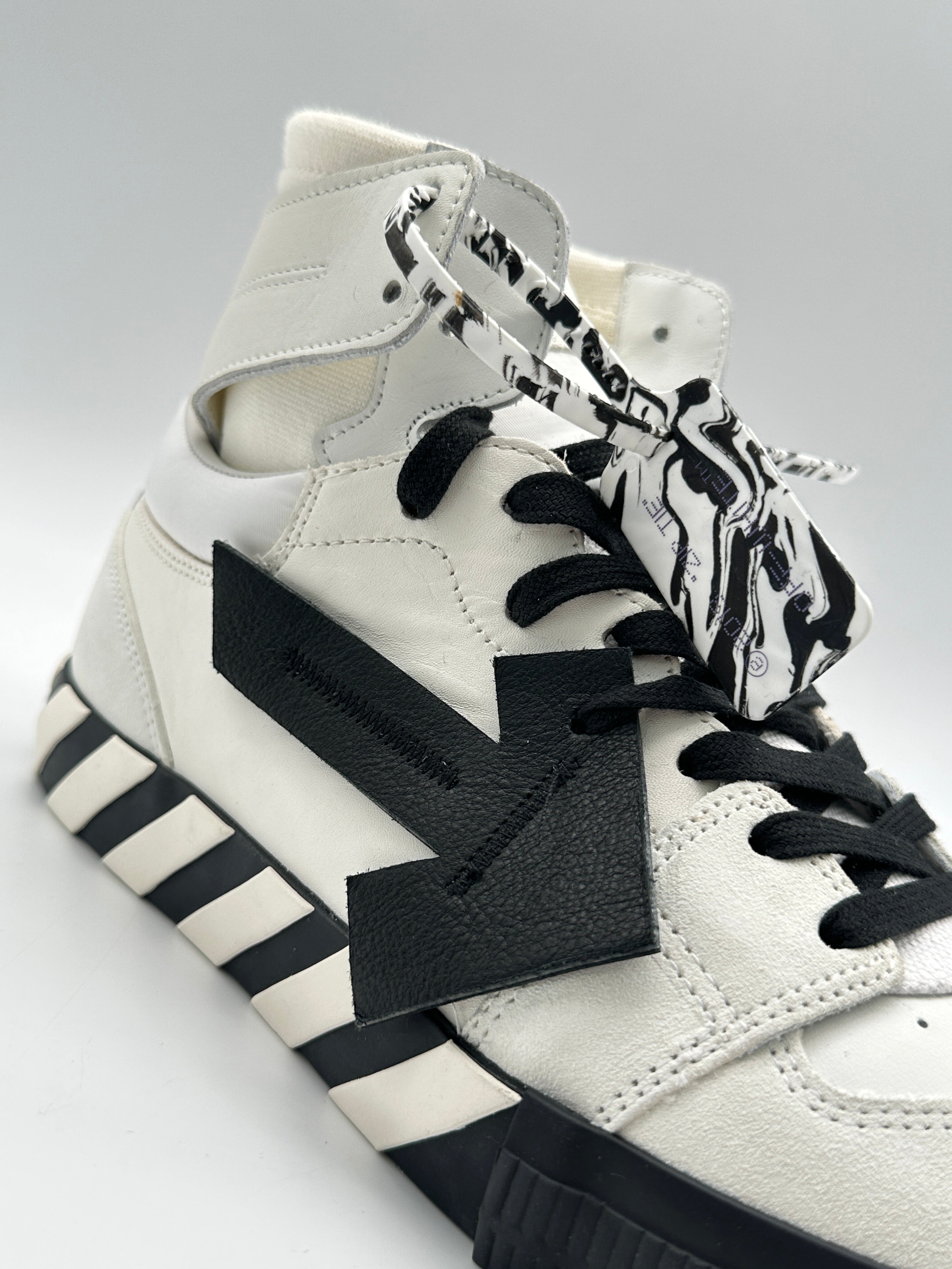 Vulcanized Leather High Sneakers