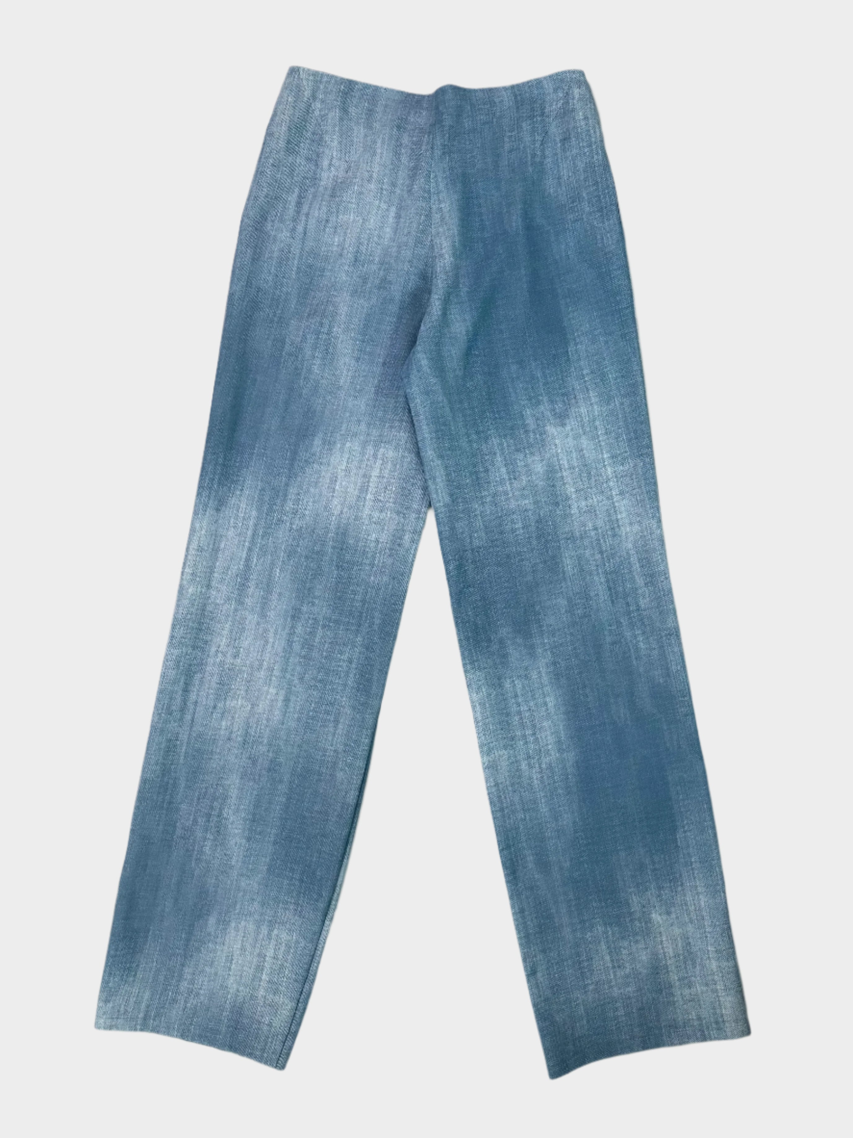 Denim Effect Sweatpants