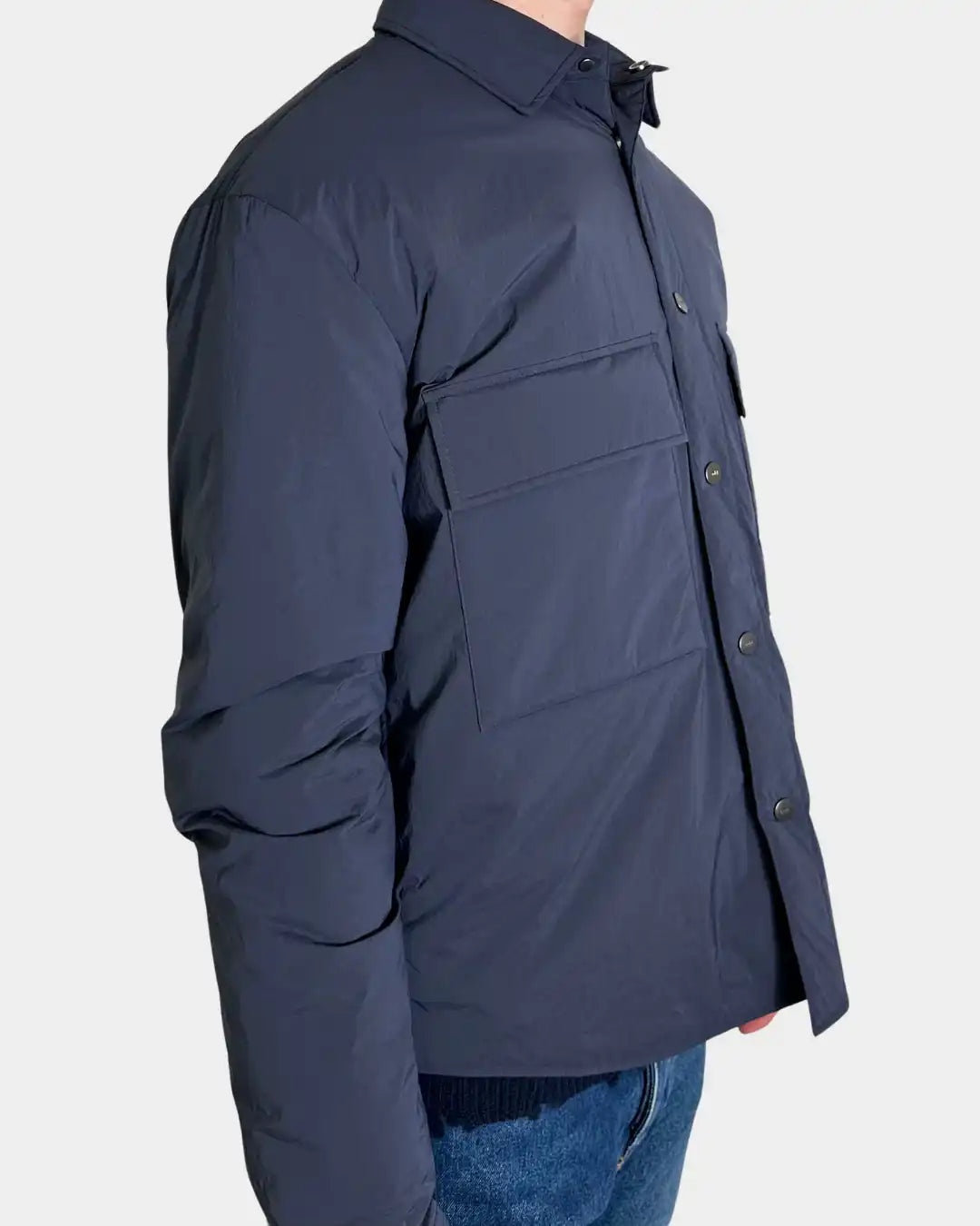 Camicia imbottita blu scuro