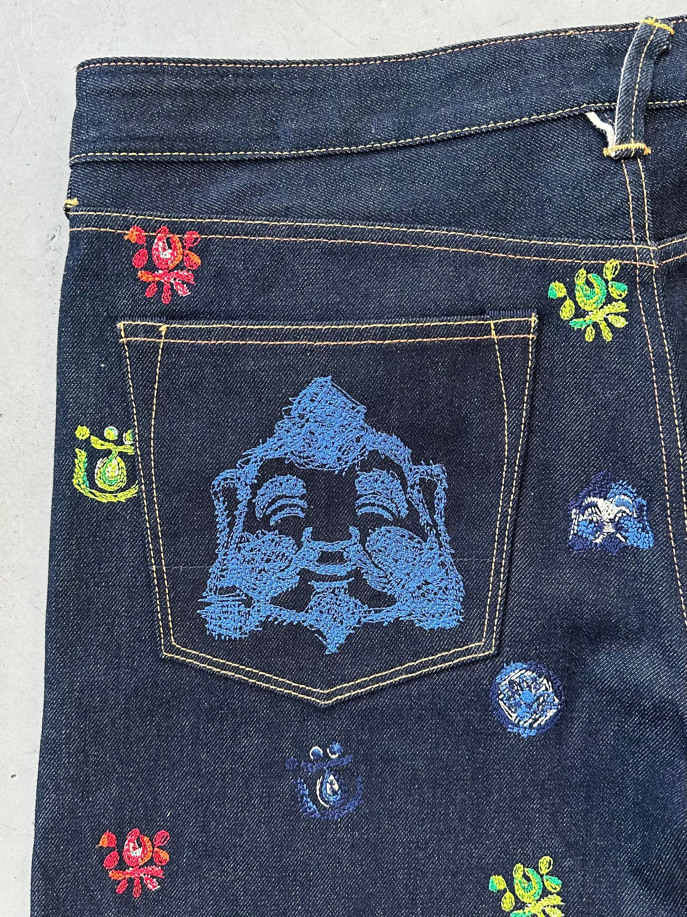 Embroidery Jeans