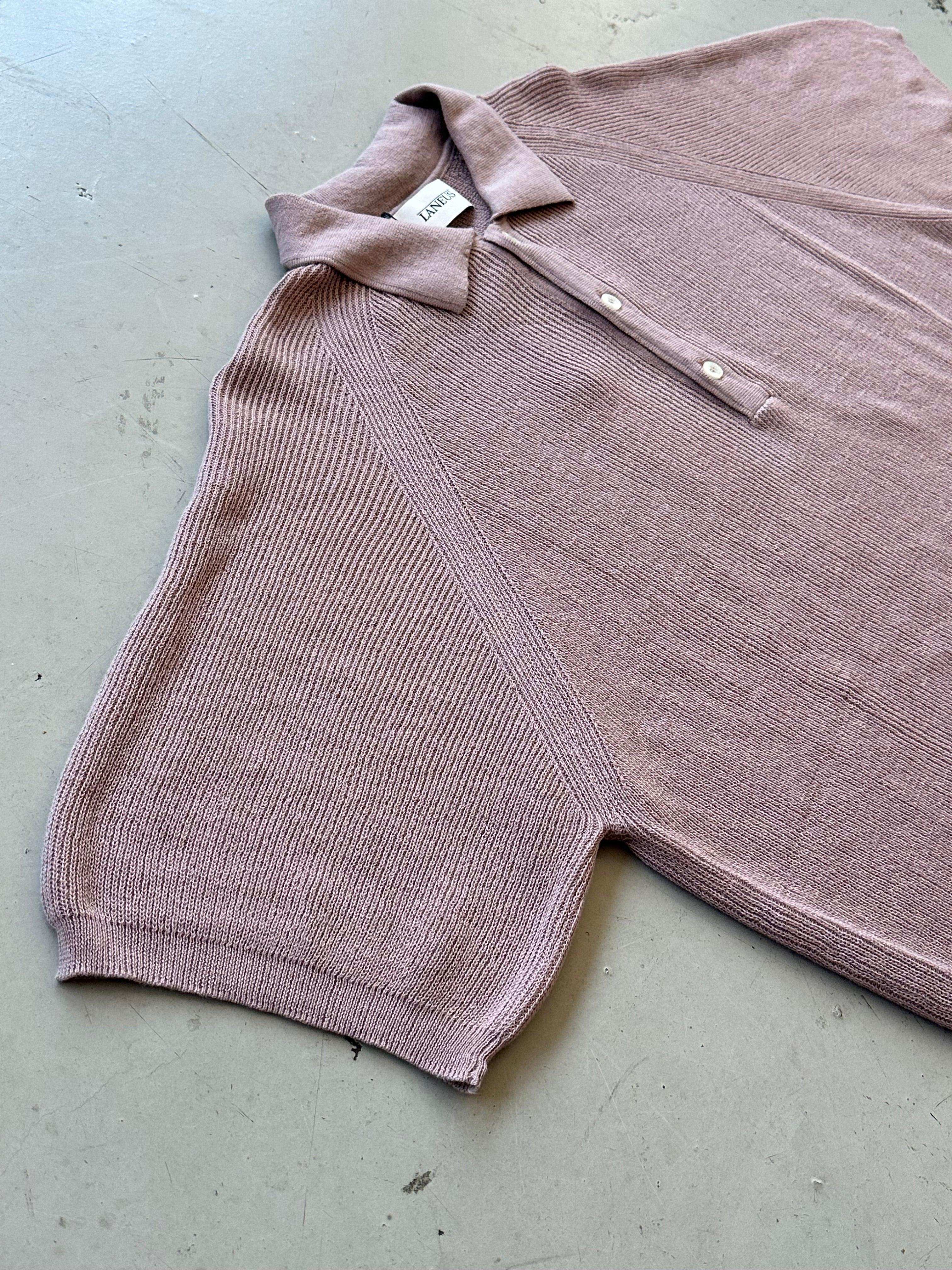 Short-Sleeved Knit Polo